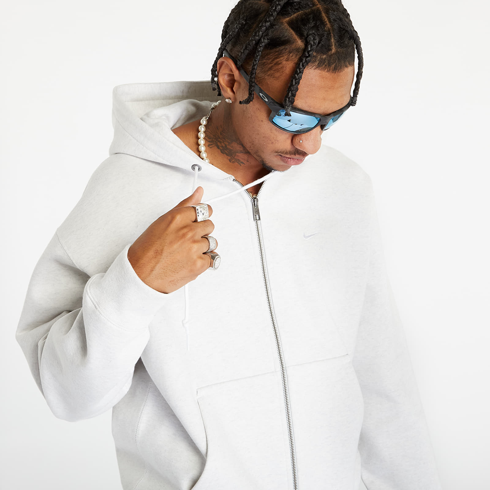 Nike birch heather sweatshirt sale