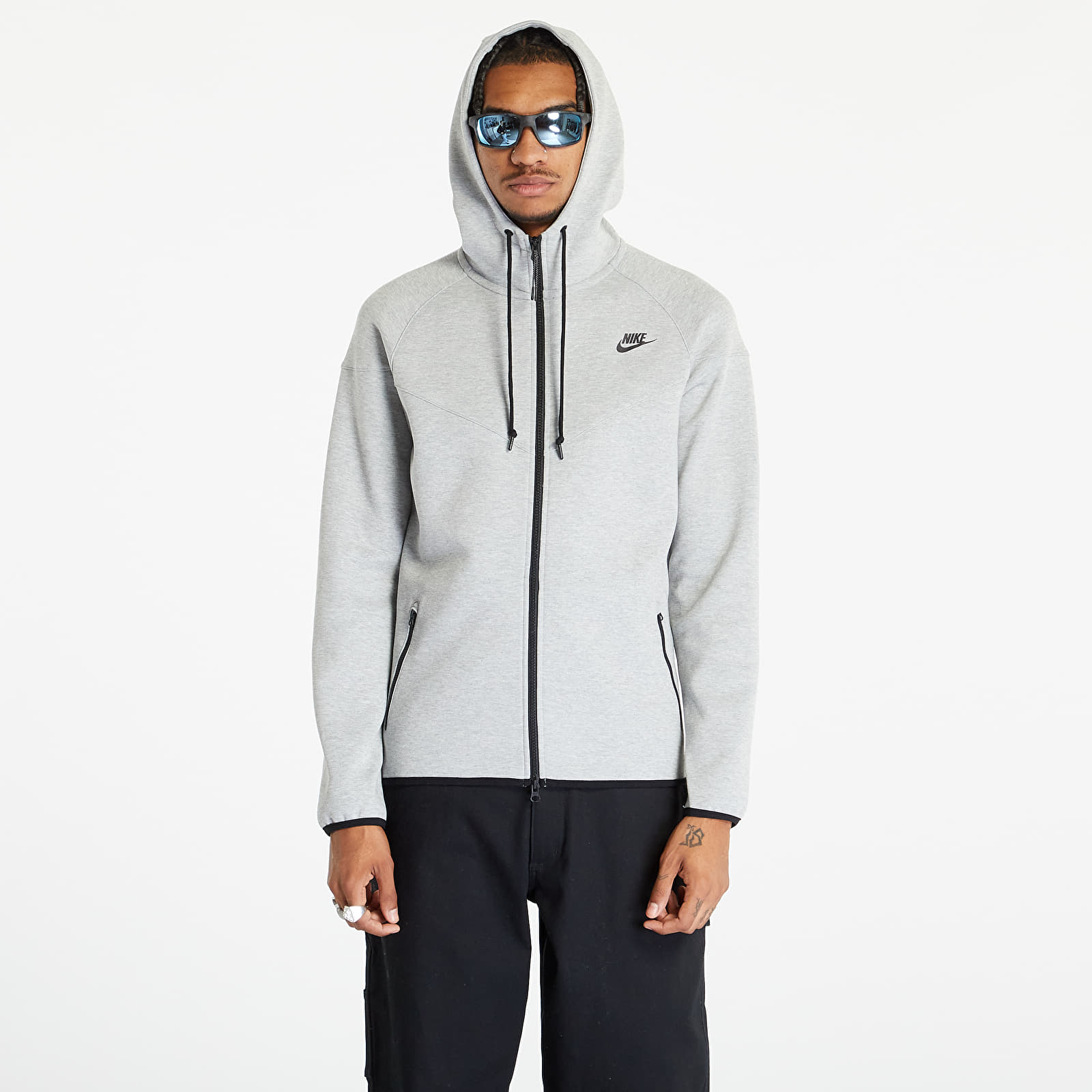 Sweatshirts Nike Dri-FIT Men's Camo Print Training Full-Zip Hoodie Dark Grey Heather/ Black