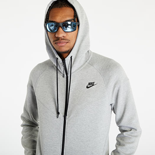 nike camouflage print zipped hoodie