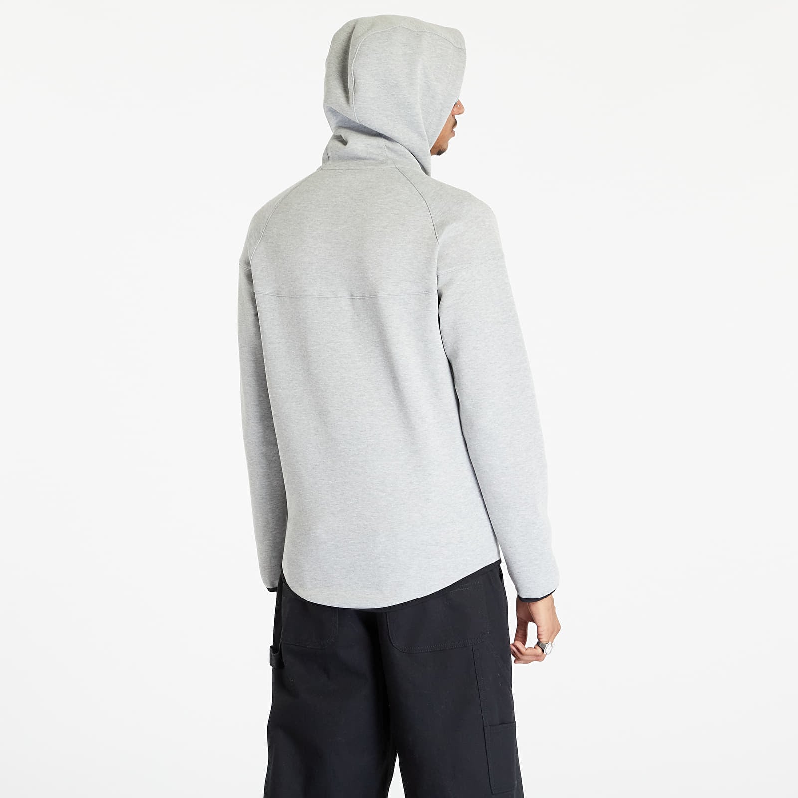 Nike Φούτερ Nike Dri-FIT Men's Camo Print Training Full-Zip Hoodie Dark Grey Heather/ Black L - 4