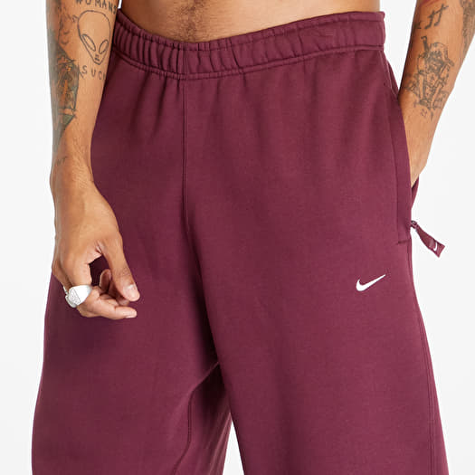 Burgundy nike sweatpants on sale