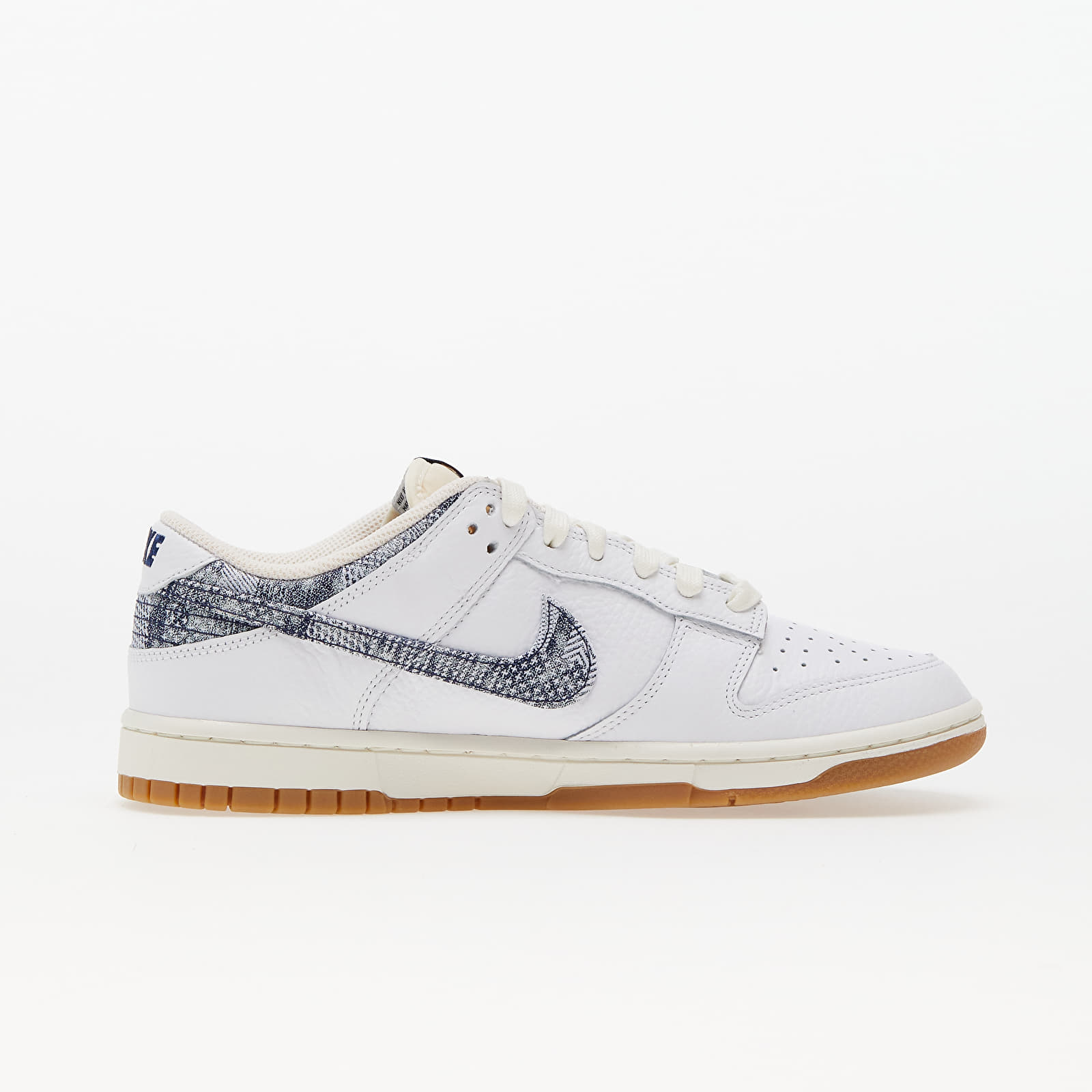 Sneakers og sko til mænd Nike Dunk Low White/ Midnight Navy-Gym Red-Sail