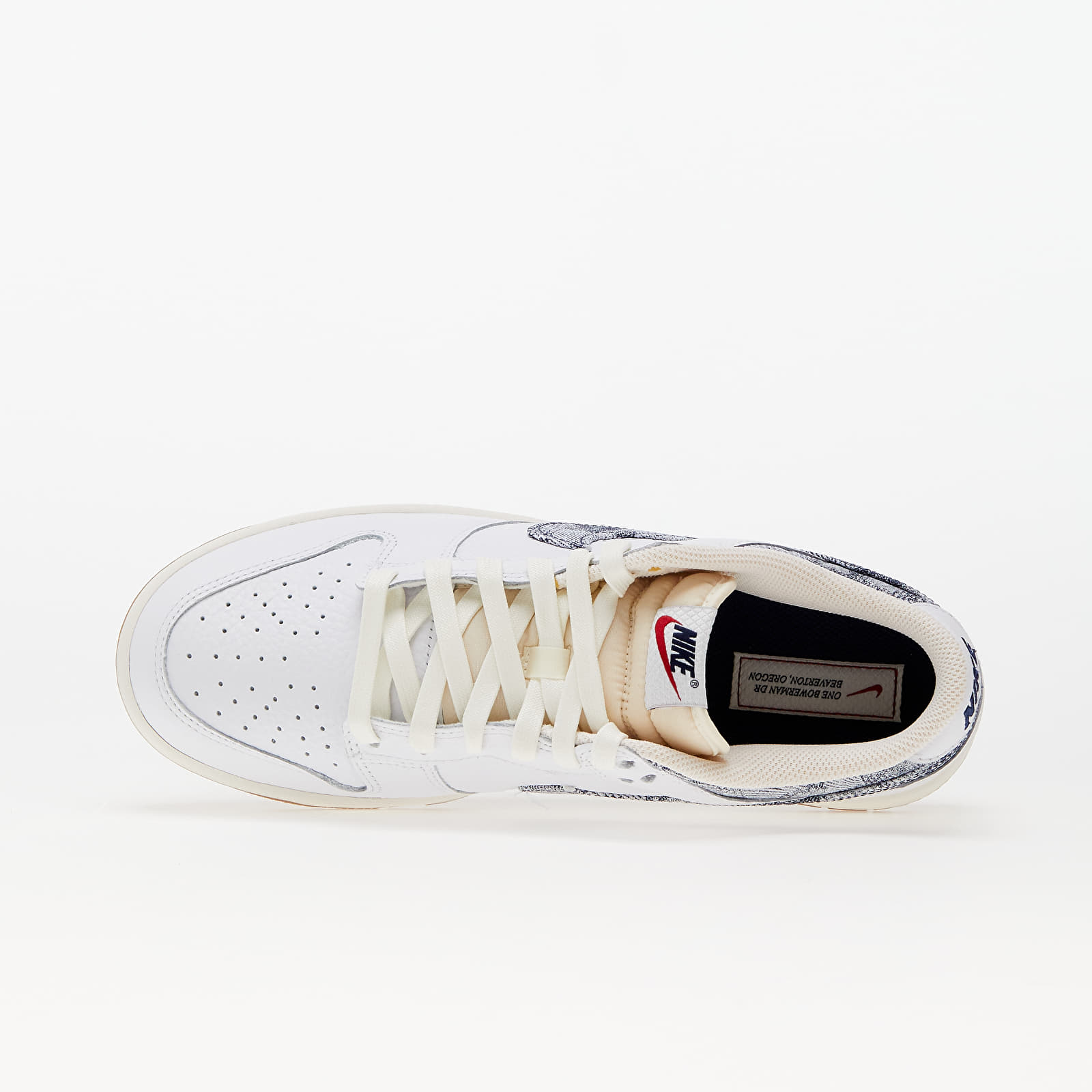 Sneakers og sko til mænd Nike Dunk Low White/ Midnight Navy-Gym Red-Sail