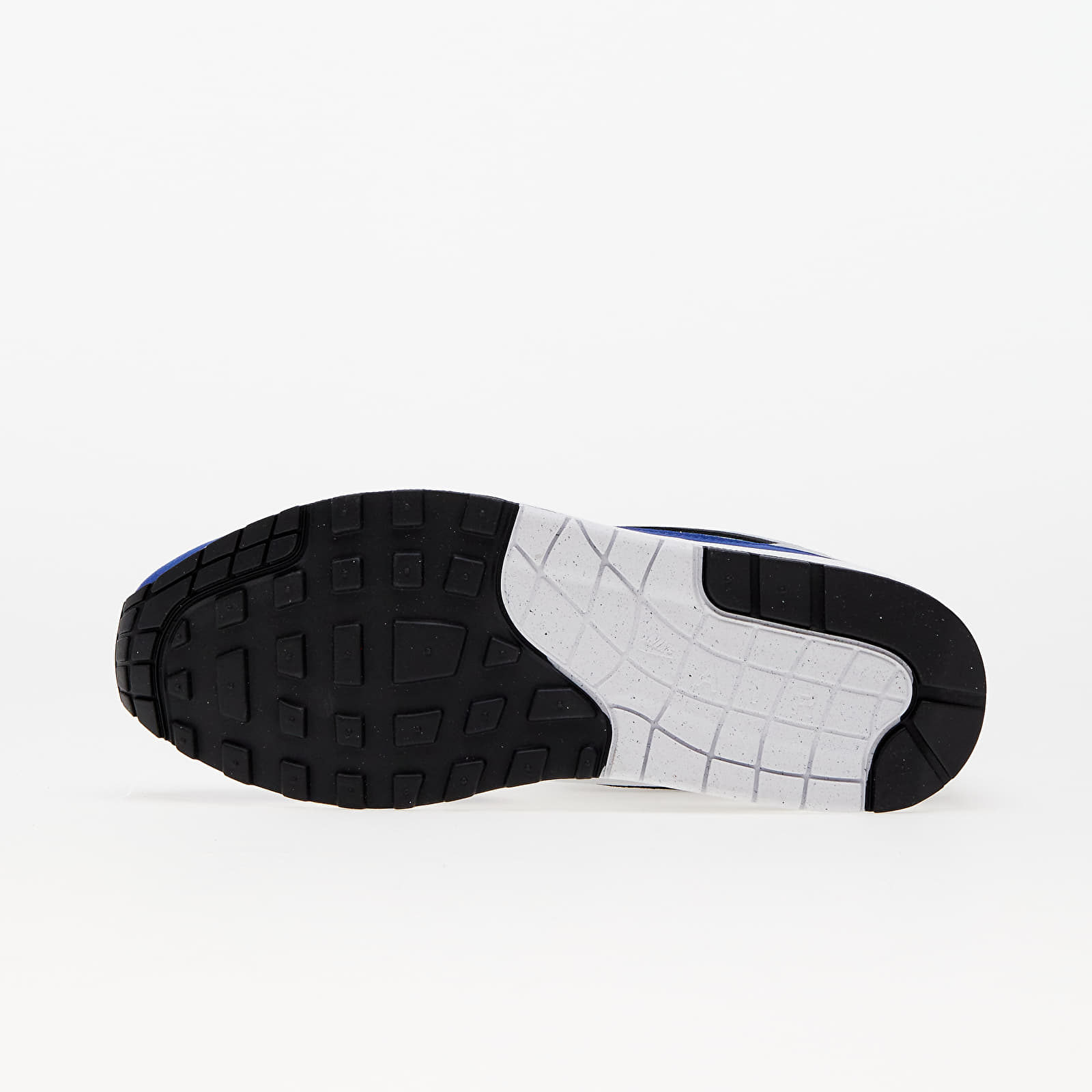 Men's sneakers and shoes Nike Air Max 1 White/ Black-Deep Royal Blue