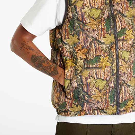 Gramicci Down Puffer Vest UNISEX Leaf Camo | Queens