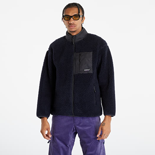 Sherpa jacket navy deals