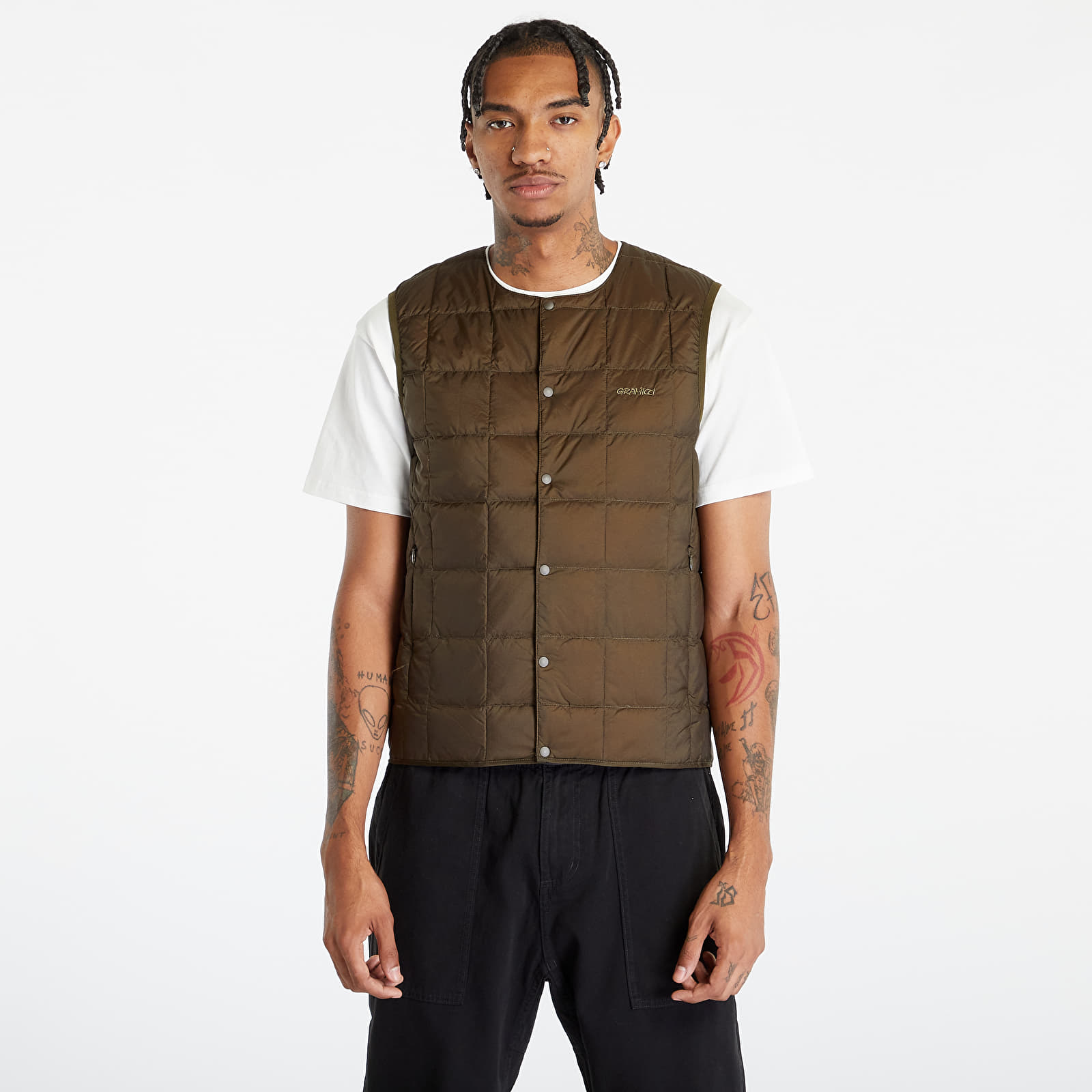 Westen Gramicci Inner Down Vest UNISEX Deep Olive