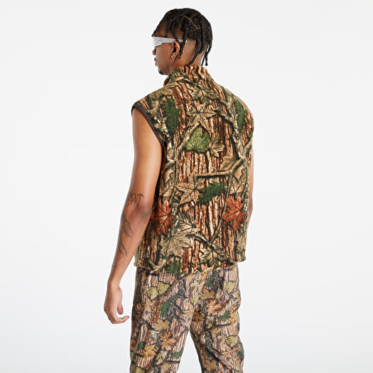 Fleece camo vest shop