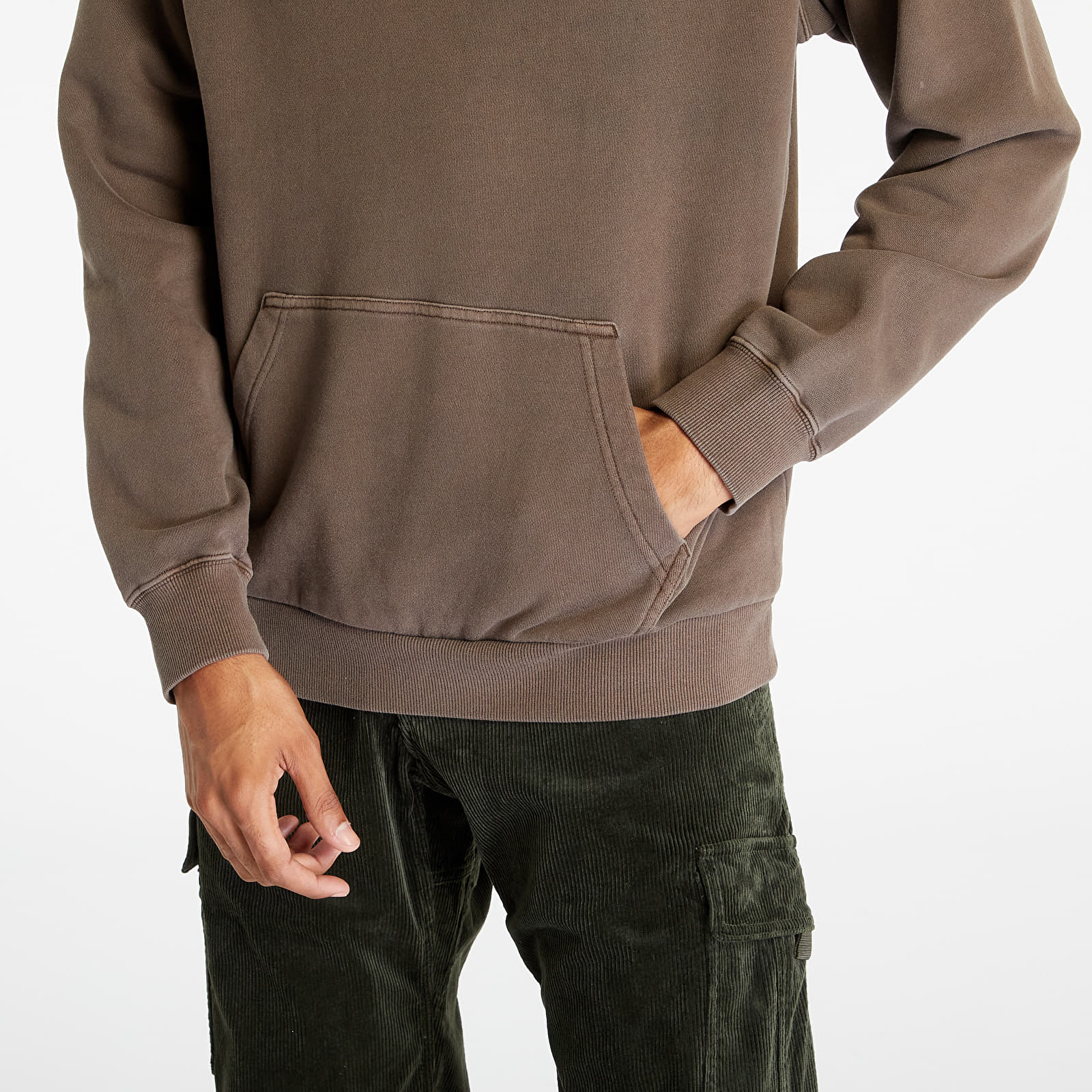 Hoodies and sweatshirts  Gramicci Original Freedom Oval Hooded Sweatshirt UNISEX Brown Pigment