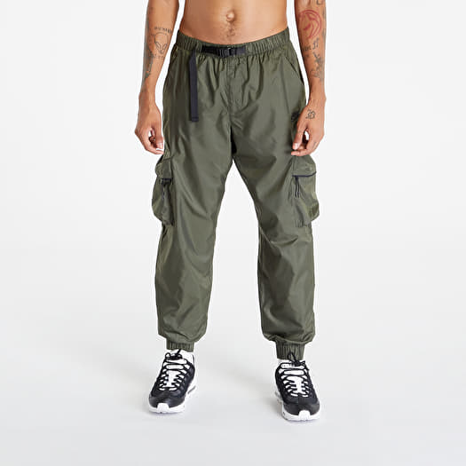 Pants and jeans Nike Tech Men's Lined Woven Pants Cargo Khaki/ Black