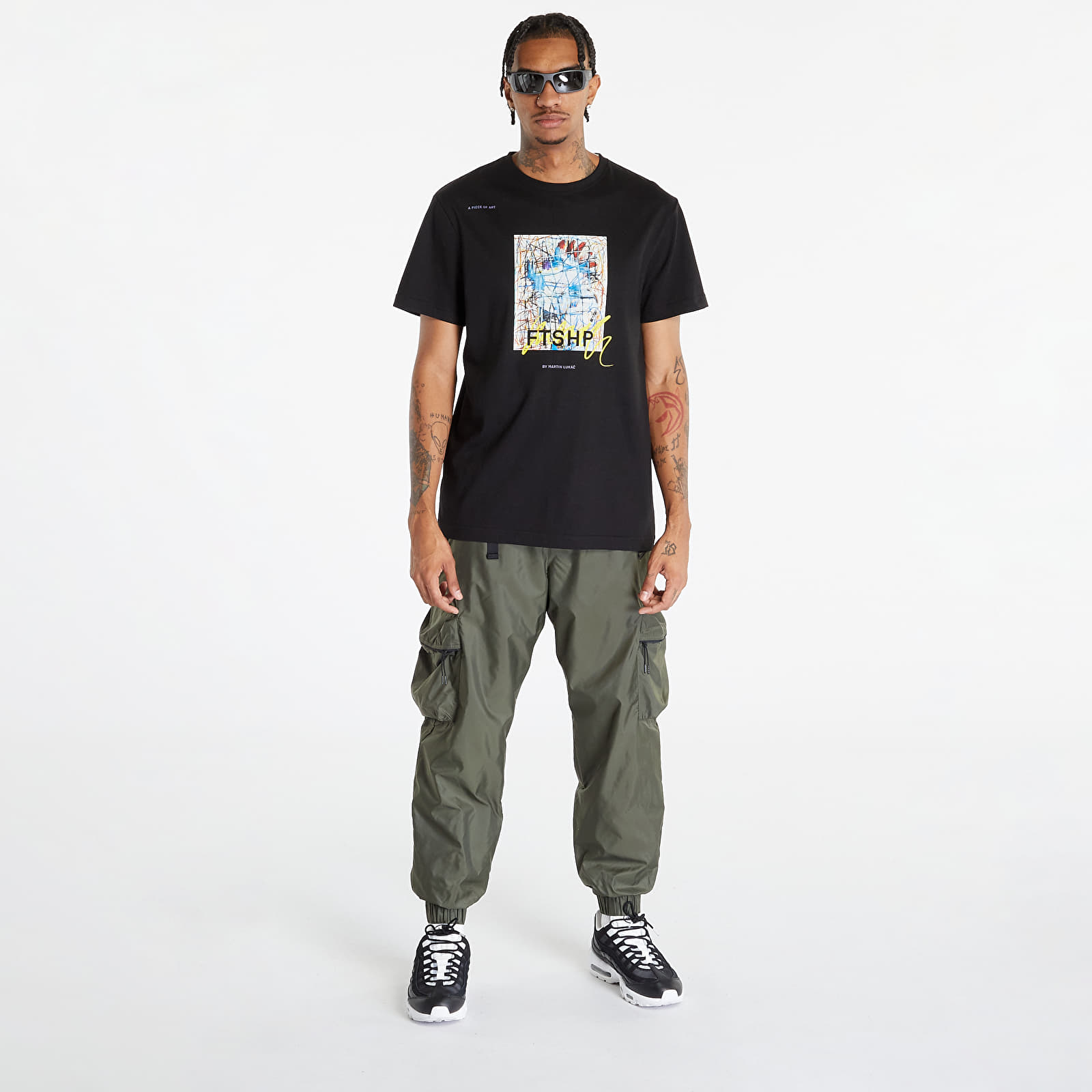 Pants Nike Tech Men's Lined Woven Pants Cargo Khaki/ Black
