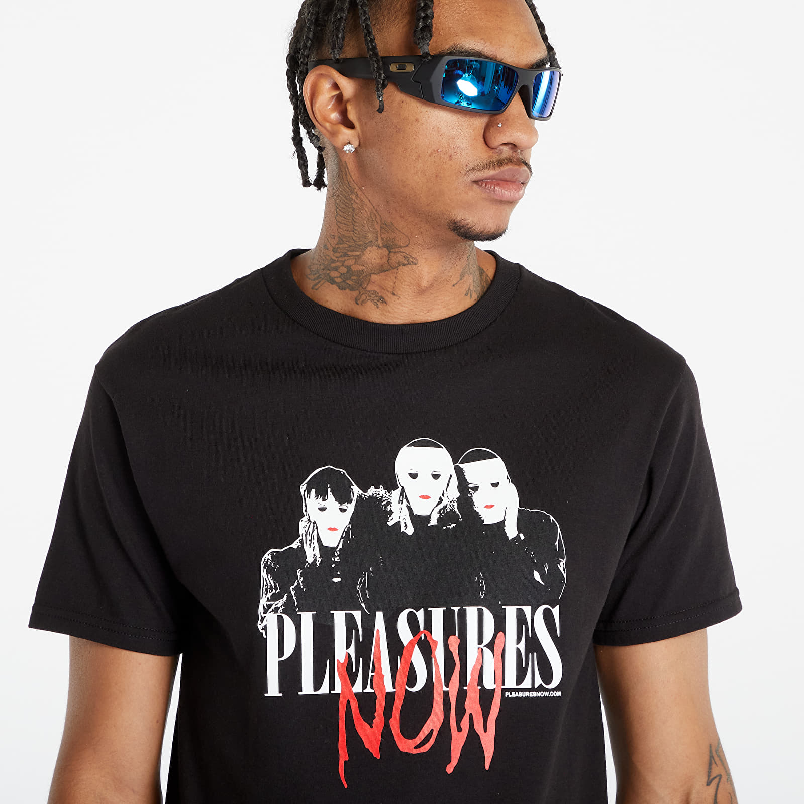   Μπλούζες PLEASURES Masks T-Shirt Black