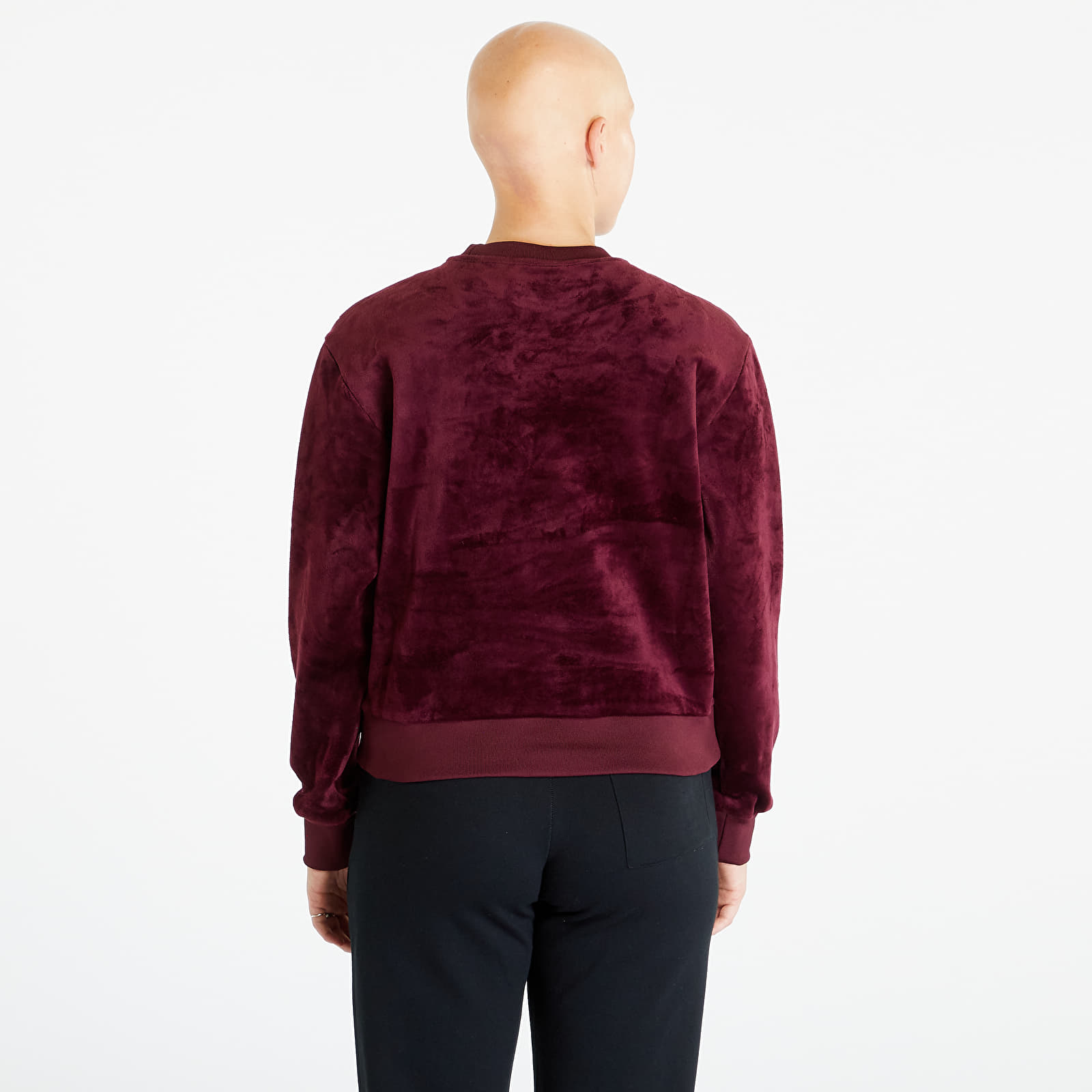 Adidas velour sweatshirt discount