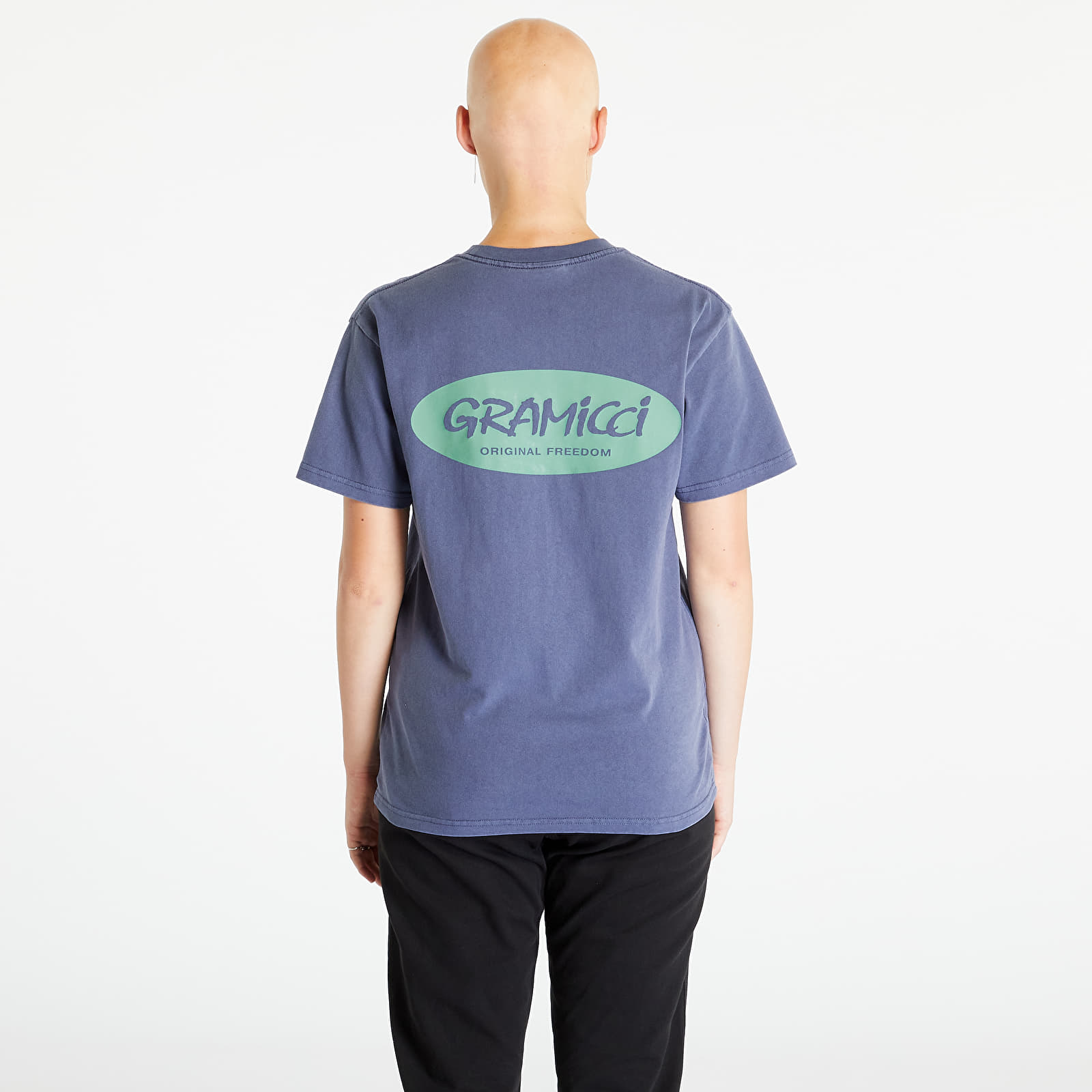 T-shirts Gramicci Original Freedom Oval Tee UNISEX Navy Pigment