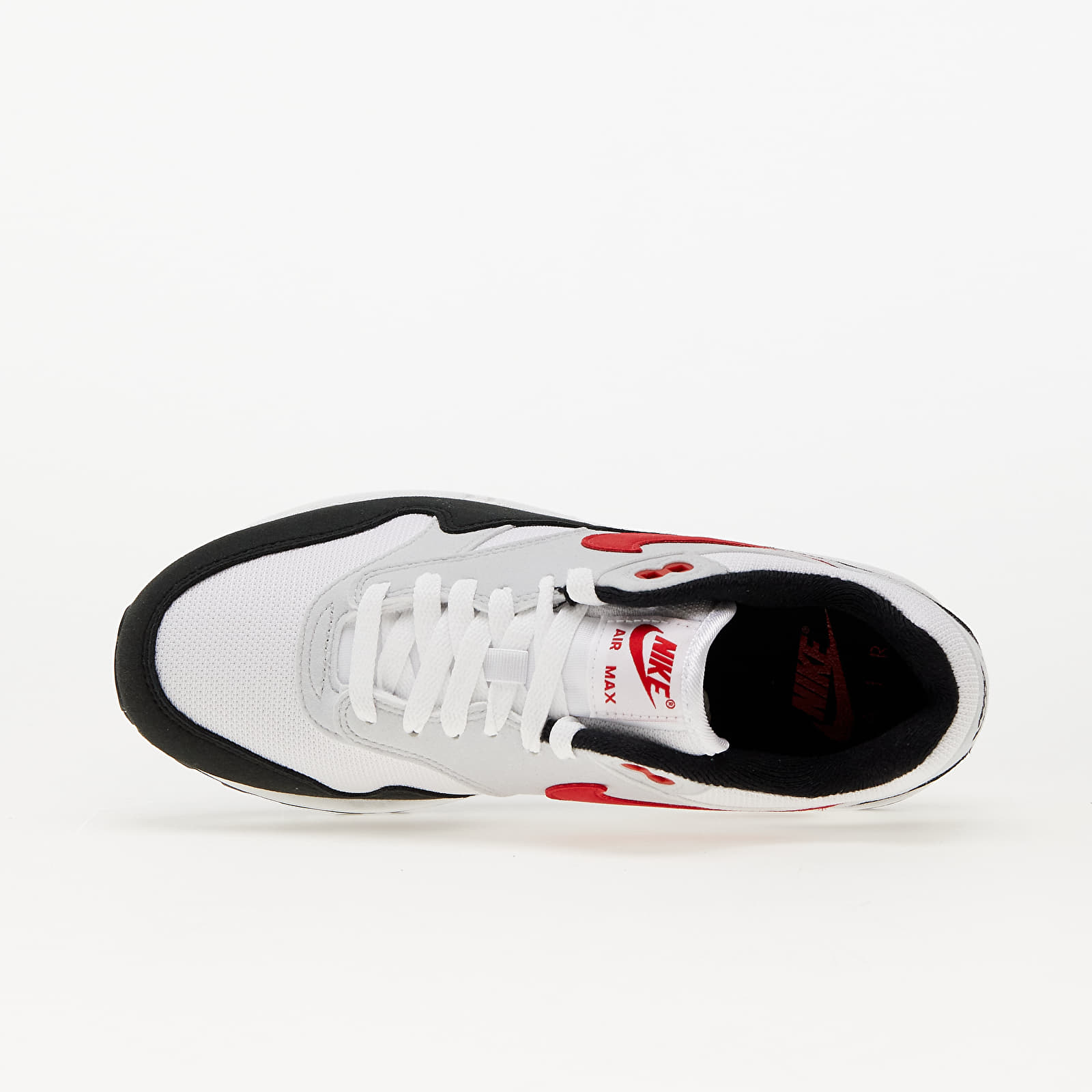 Herensneakers en -schoenen Nike Air Max 1 White/ University Red-Pure Platinum-Black