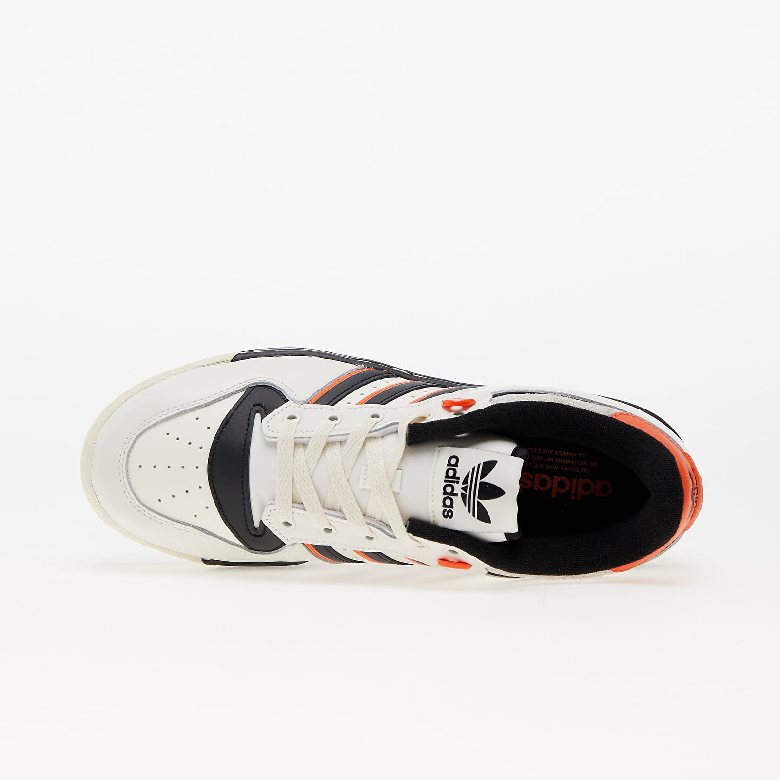 Чоловіче взуття adidas Rivalry Low 86 Cloud White/ Core Black/ Semi Impact Orange