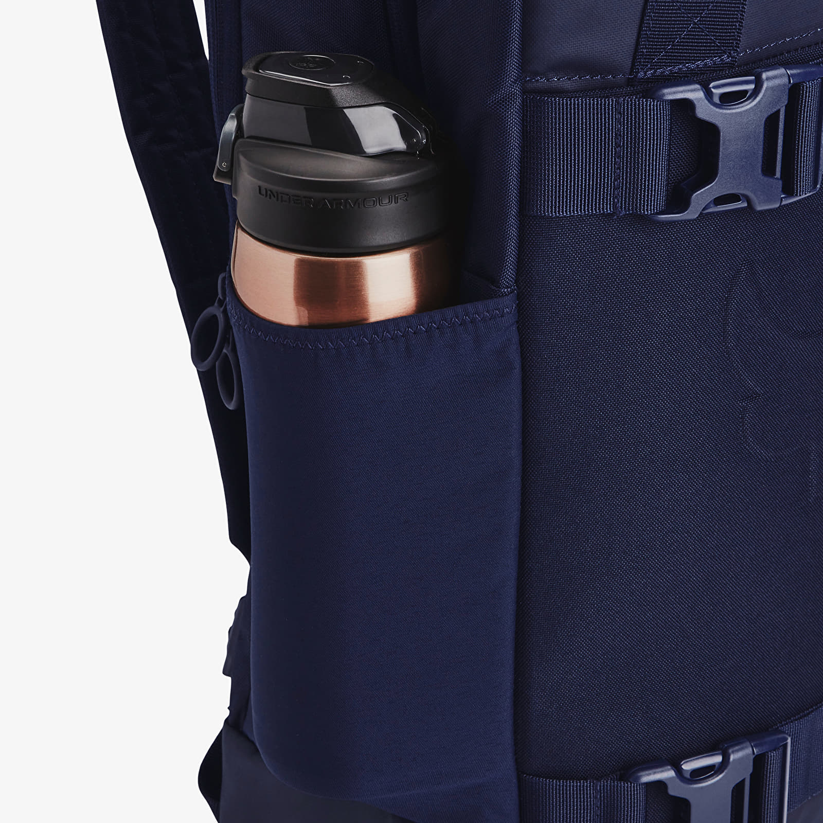 Mochilas Under Armour Project Rock Box Duffle Backpack Midnight Navy/ Midnight Navy/ Hushed Blue