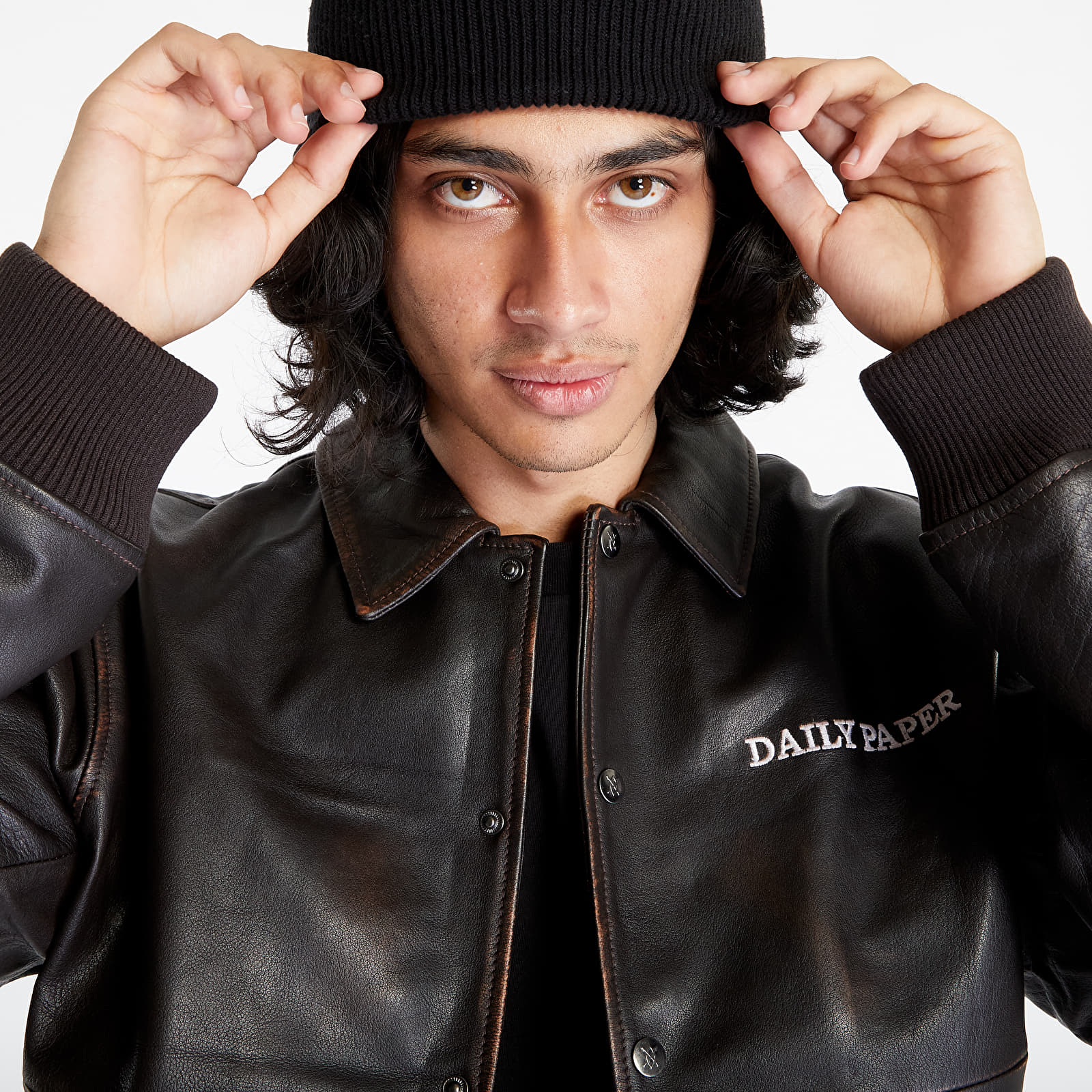 Kurtki Daily Paper Rovin Jacket Dark Brown
