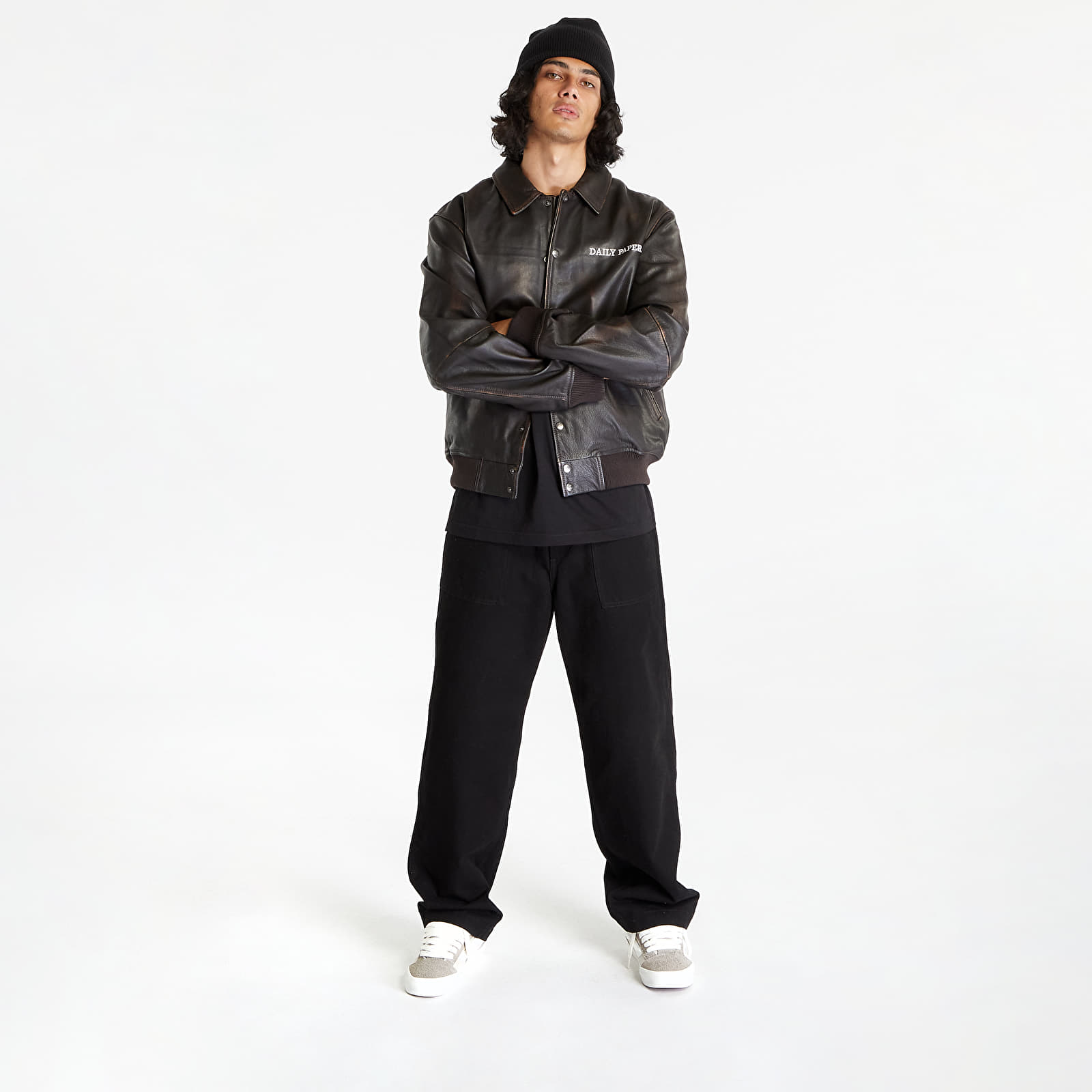 Kurtki Daily Paper Rovin Jacket Dark Brown