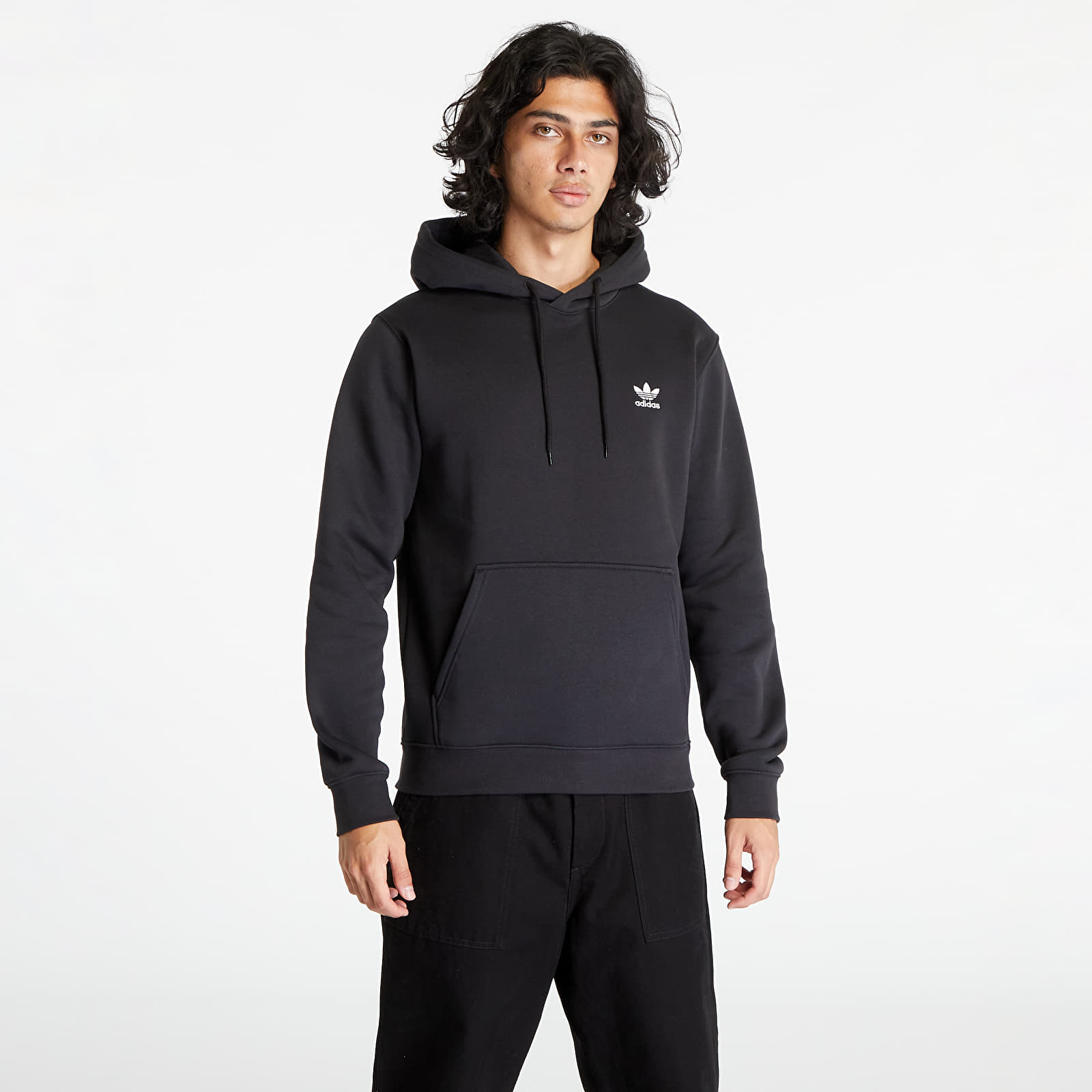 Mikinas ar kapuci un sporta krekli adidas Originals Essential Hoody Black