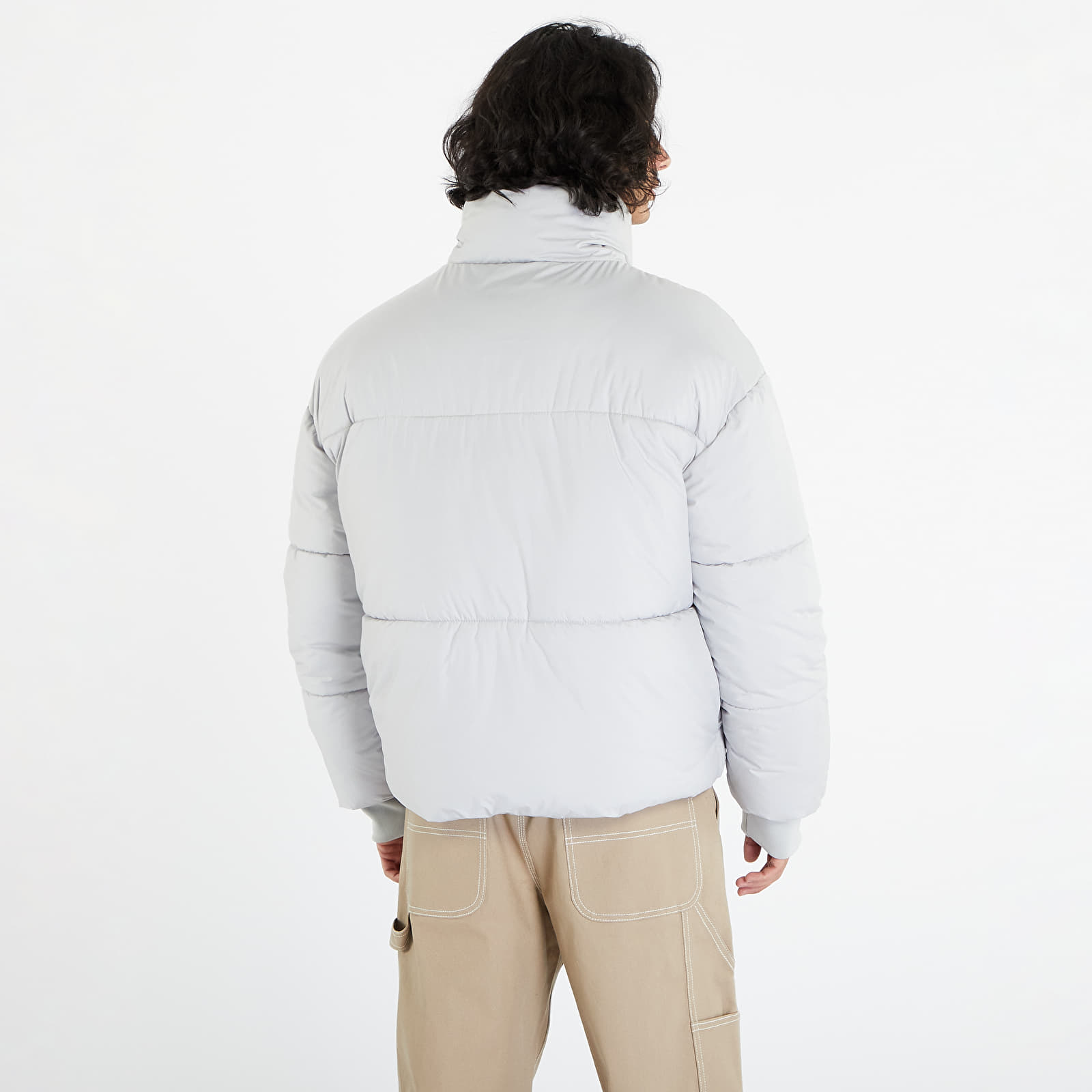 Jakker og frakker Urban Classics Short Big Puffer Jacket Light Asphalt
