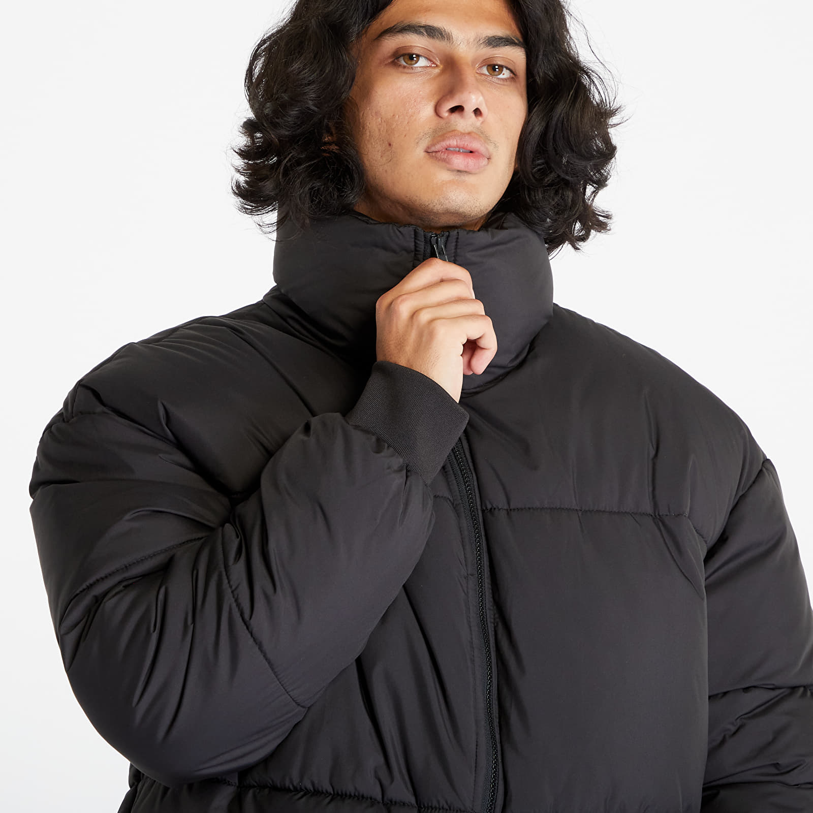 Jacheta Urban Classics Short Big Puffer Jacket Black - 1 | YEO