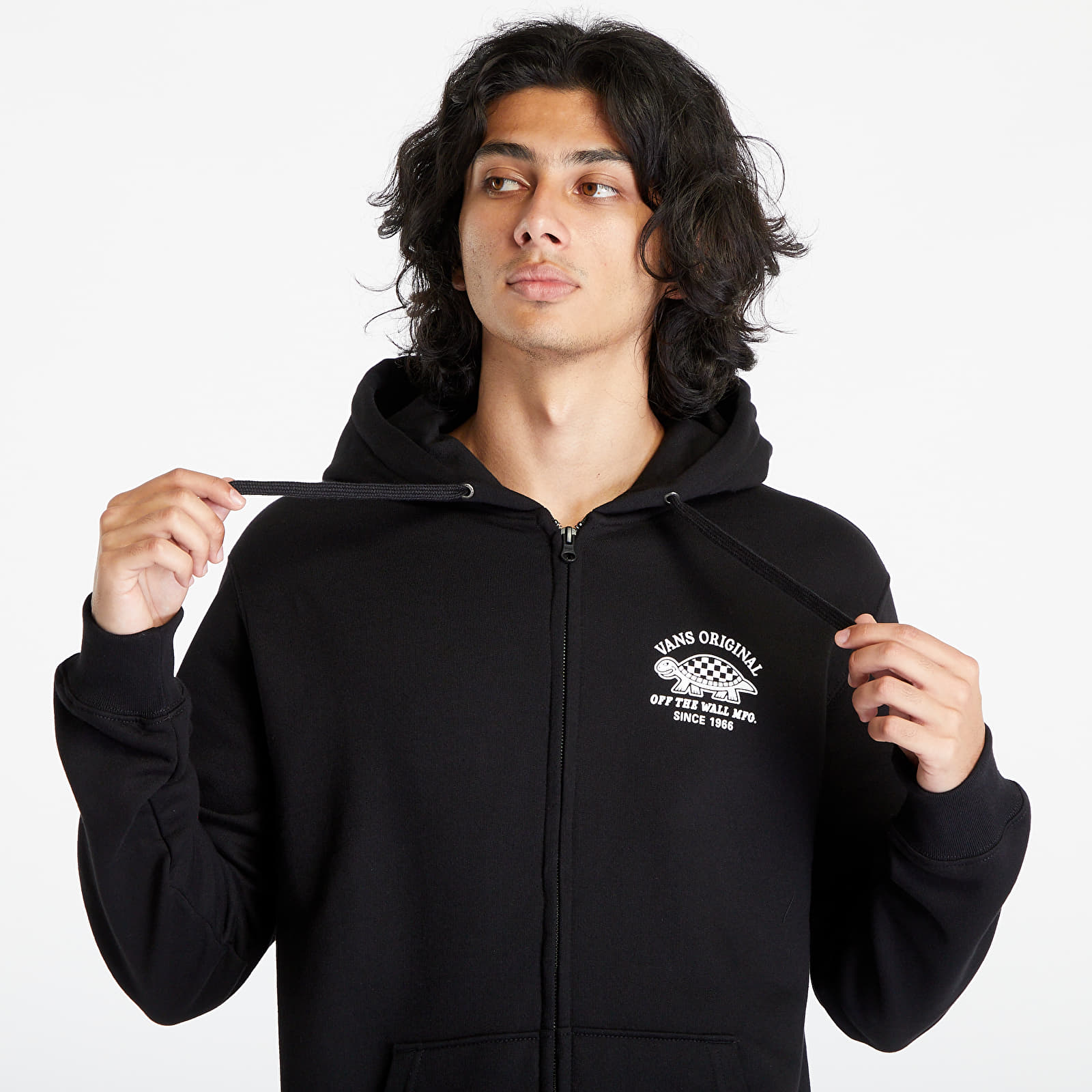 Mikiny Vans Speed Racer Fleece Zip Black