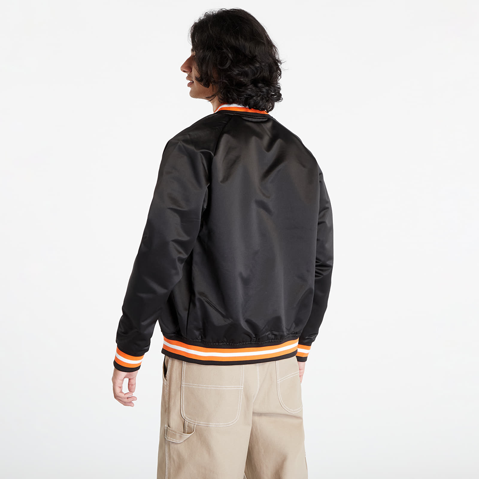 Jackets and Coats Mitchell & Ness Phoenix Suns Lightweight Satin Jacket Black