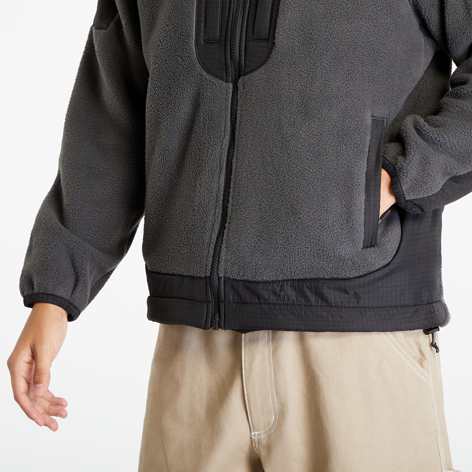 Jassen The North Face Fleeski Y2K Jacket Asphalt Grey/ TNF Black