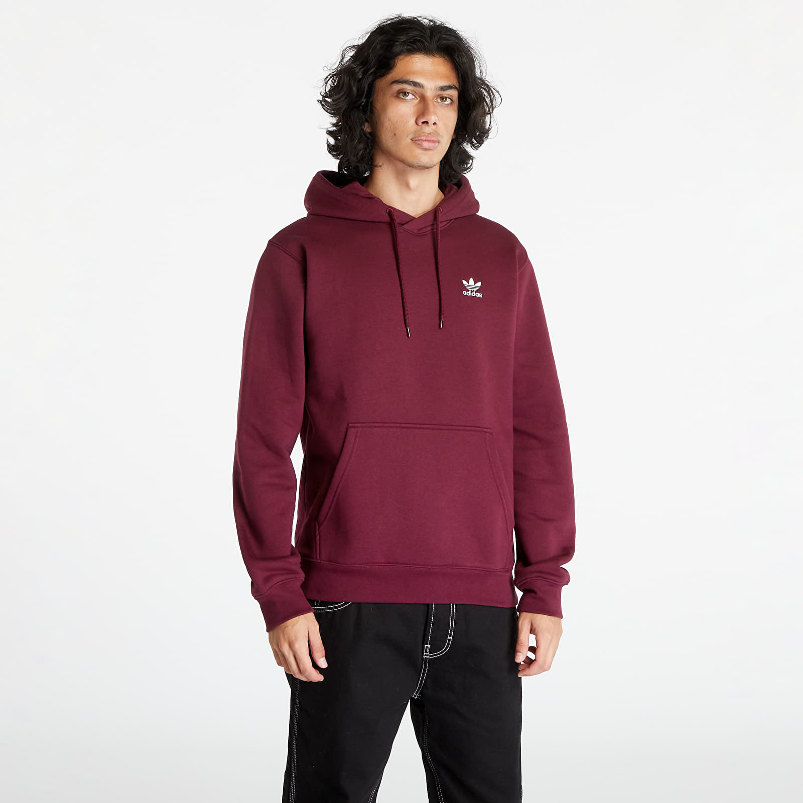 Sweatjacken und Sweatshirts adidas Originals Essential Hoody Maroon