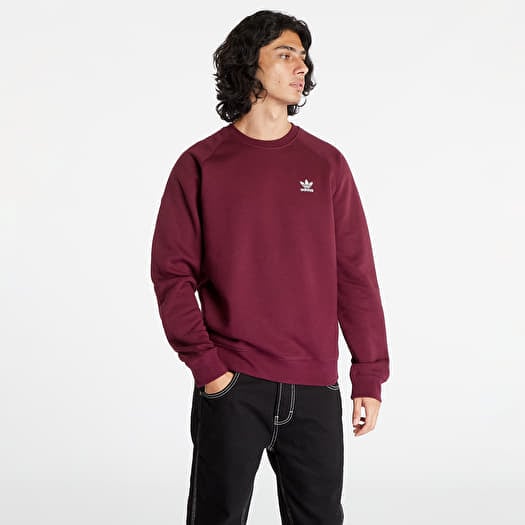 and Queens Originals Maroon Essential Crew adidas sweatshirts | Hoodies