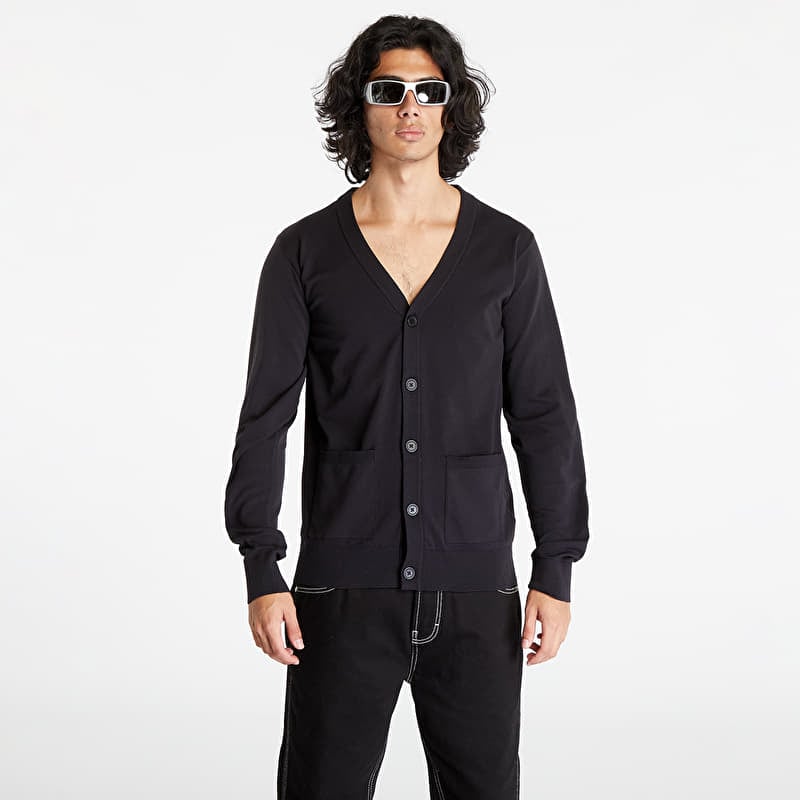 Sveter Urban Classics Fine Cardigan Black