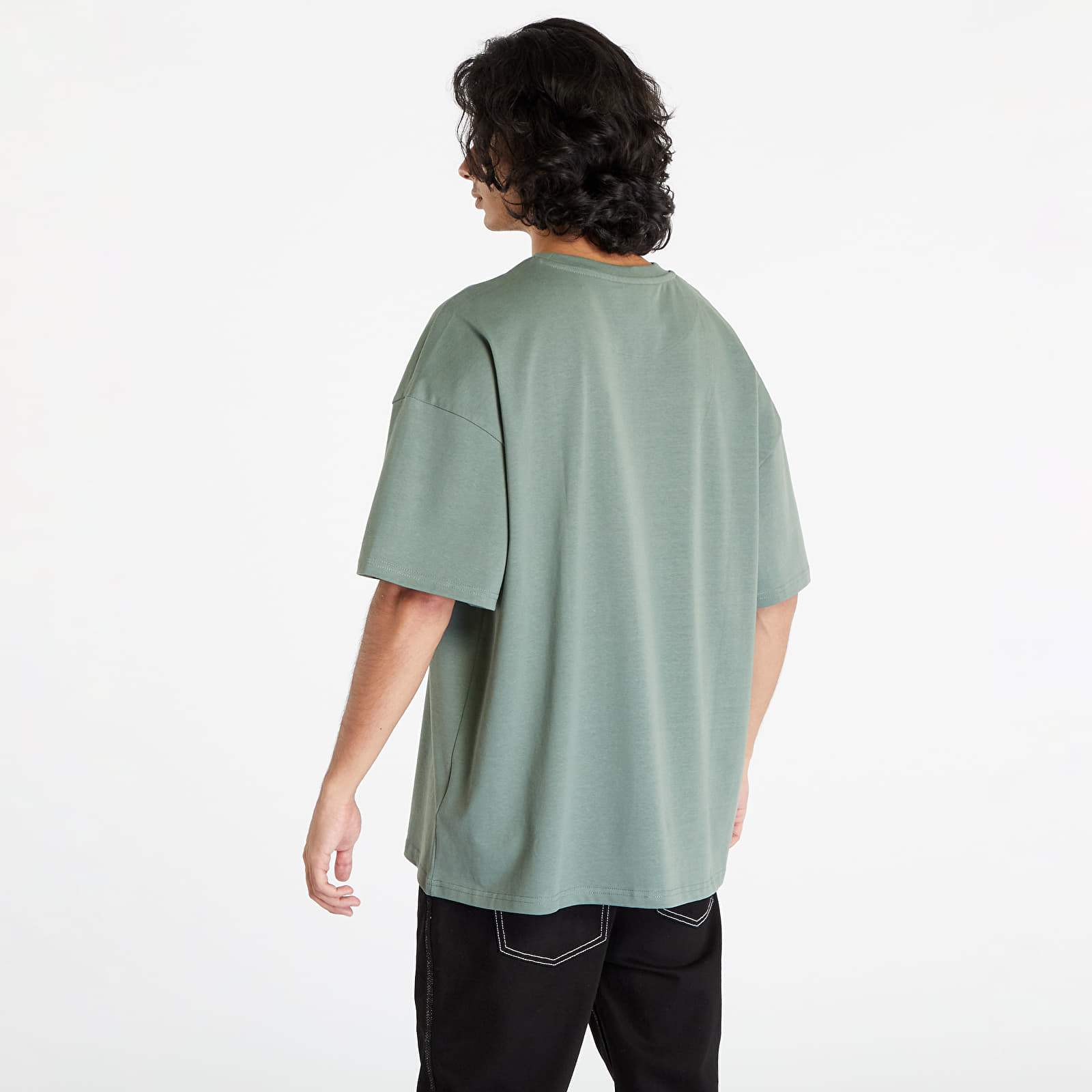 T-shirts Karl Kani Small Signature Heavy Jersey Boxy Tee Dusty Green