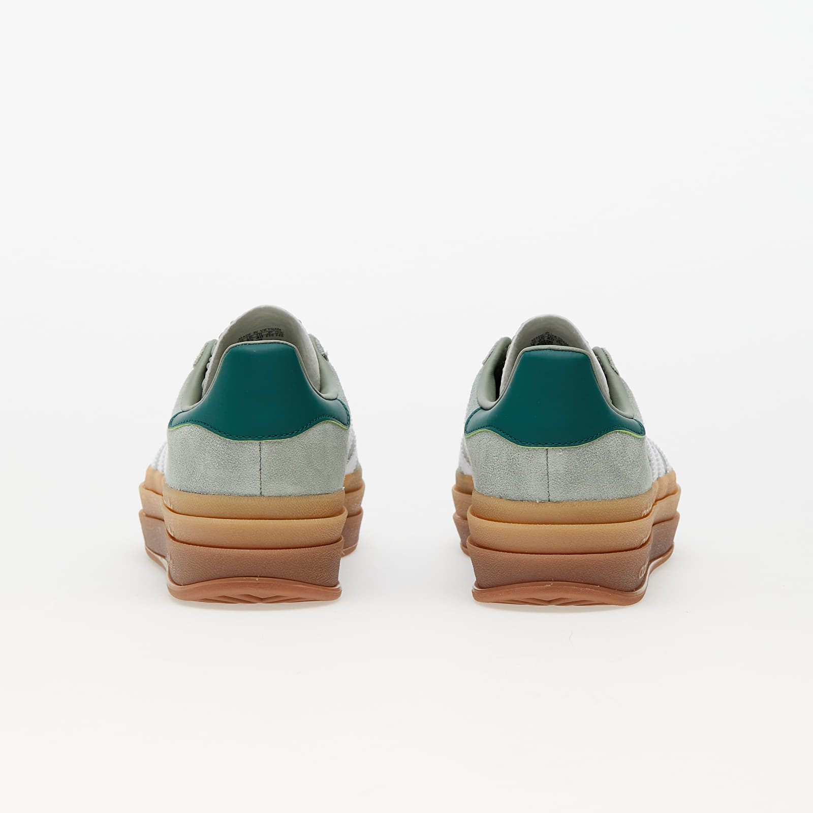 Sneakers og sko til kvinder adidas Originals Gazelle Bold W Silver Green/ Ftw White/ Collegiate Green