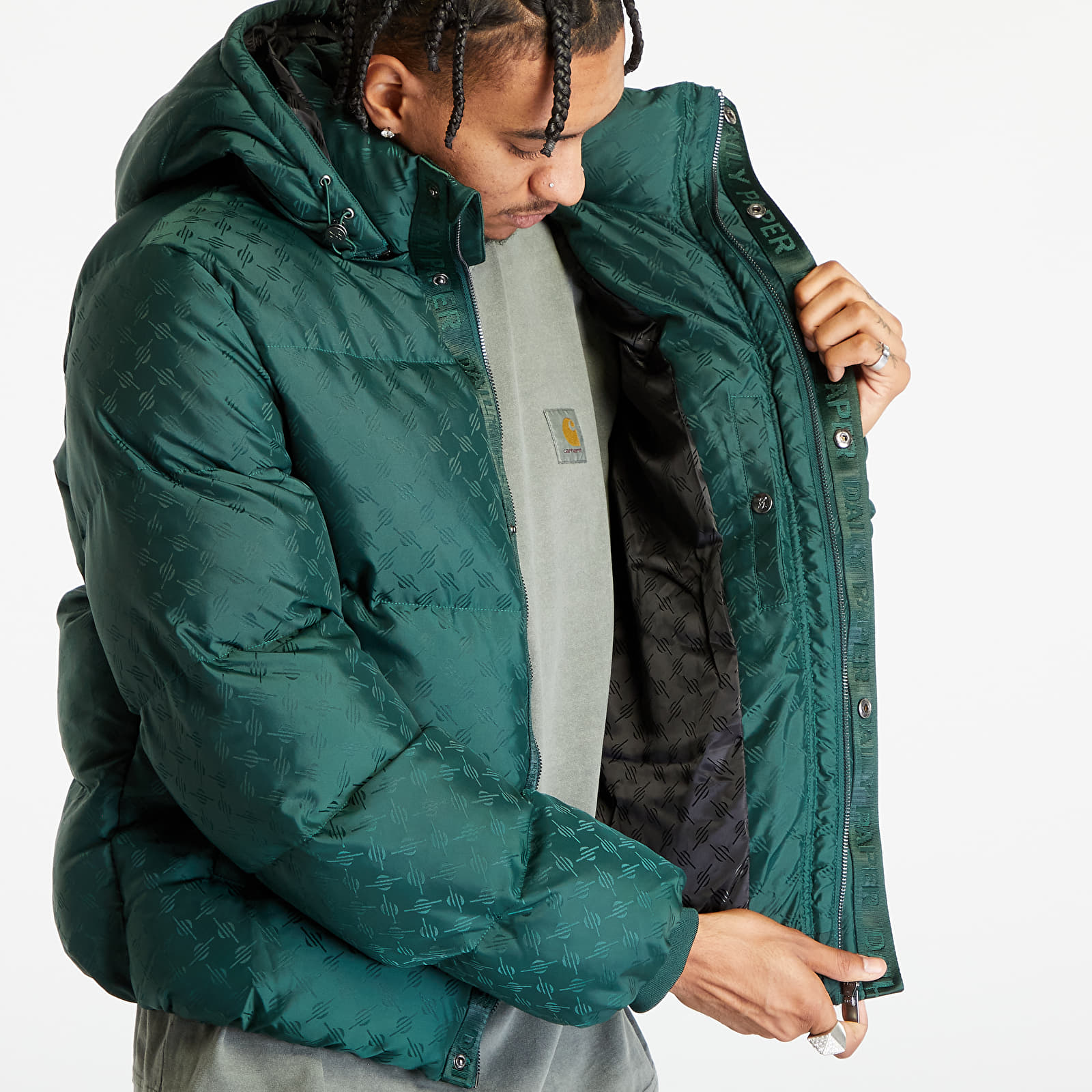 Jassen Daily Paper Ravan Puffer Jacket Pine Green