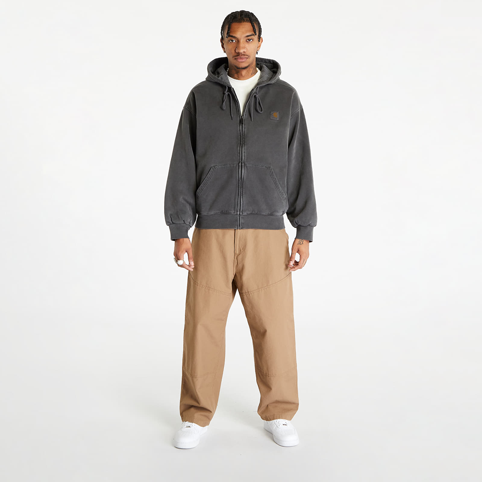 Vestes Carhartt WIP Hooded Vista Jacket UNISEX Vulcan Garment Dyed