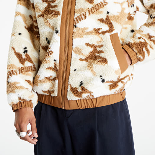 Jackets TOMMY JEANS Sherpa Jacket Woodland Camo Aop Beige Queens