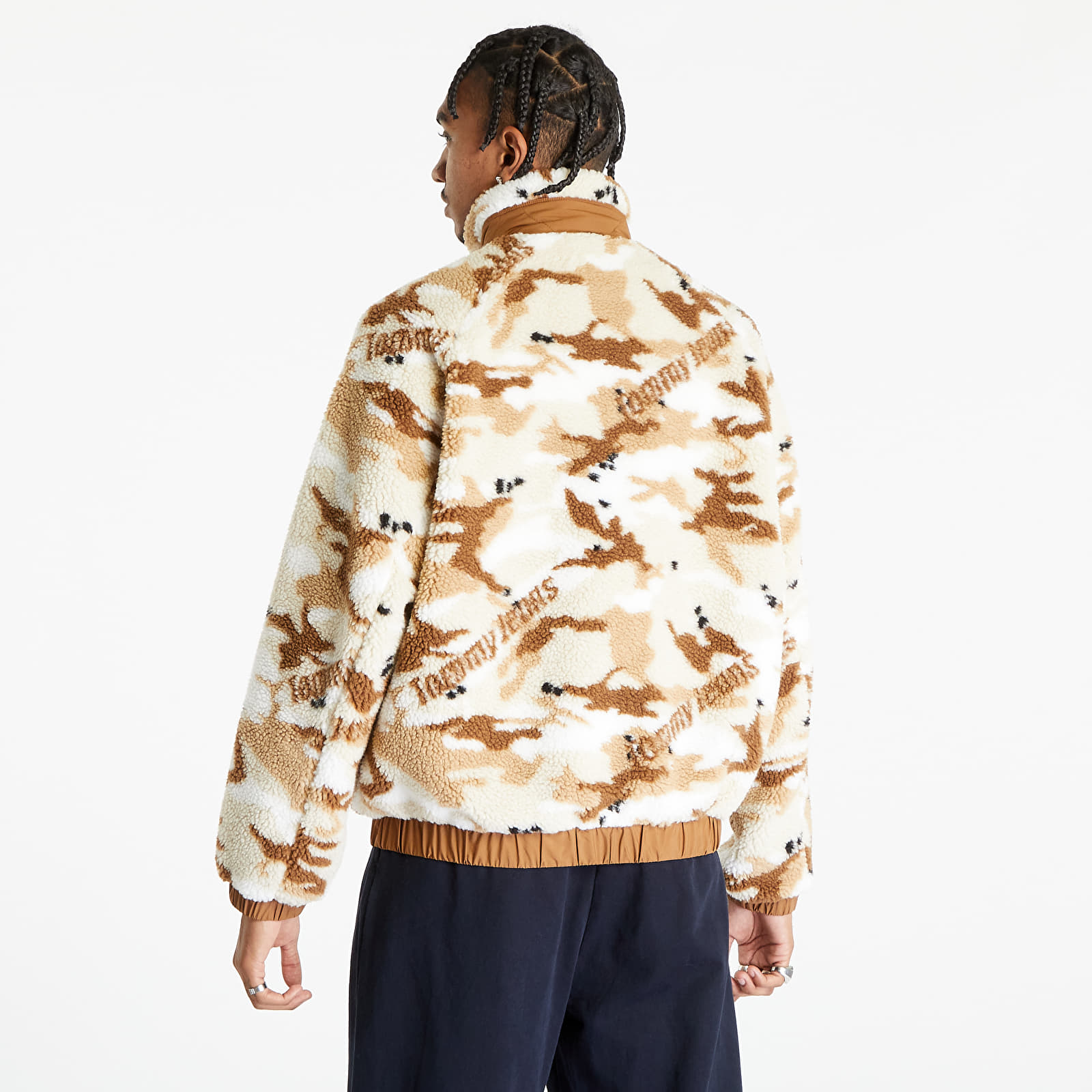 Jackets TOMMY JEANS Sherpa Jacket Woodland Camo Aop Beige