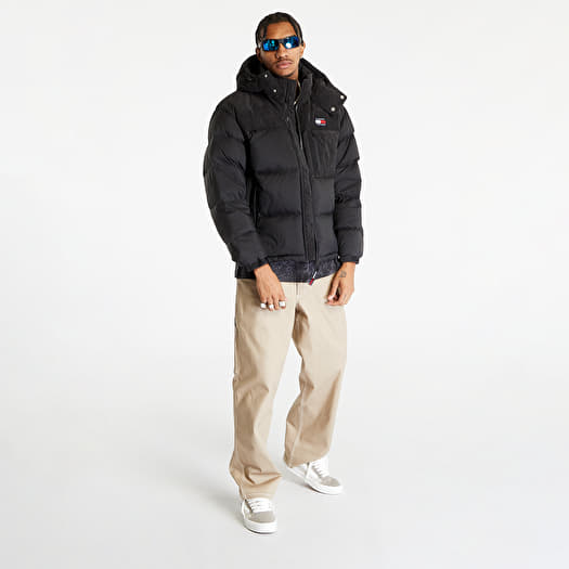 Jackets TOMMY JEANS Cord Mix Alaska Puffer Jacket Black | Queens