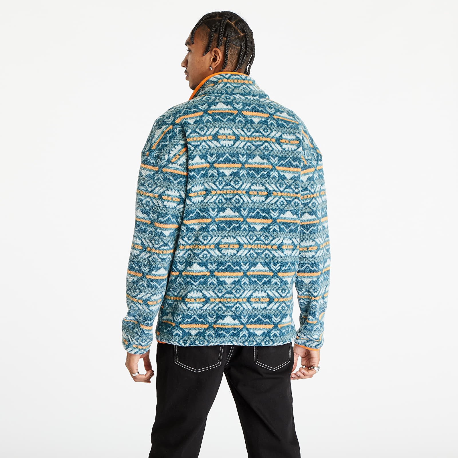 Регланы и толстовки Columbia Helvetia™ Half Snap Fleece Hoodie Night Wave Chec