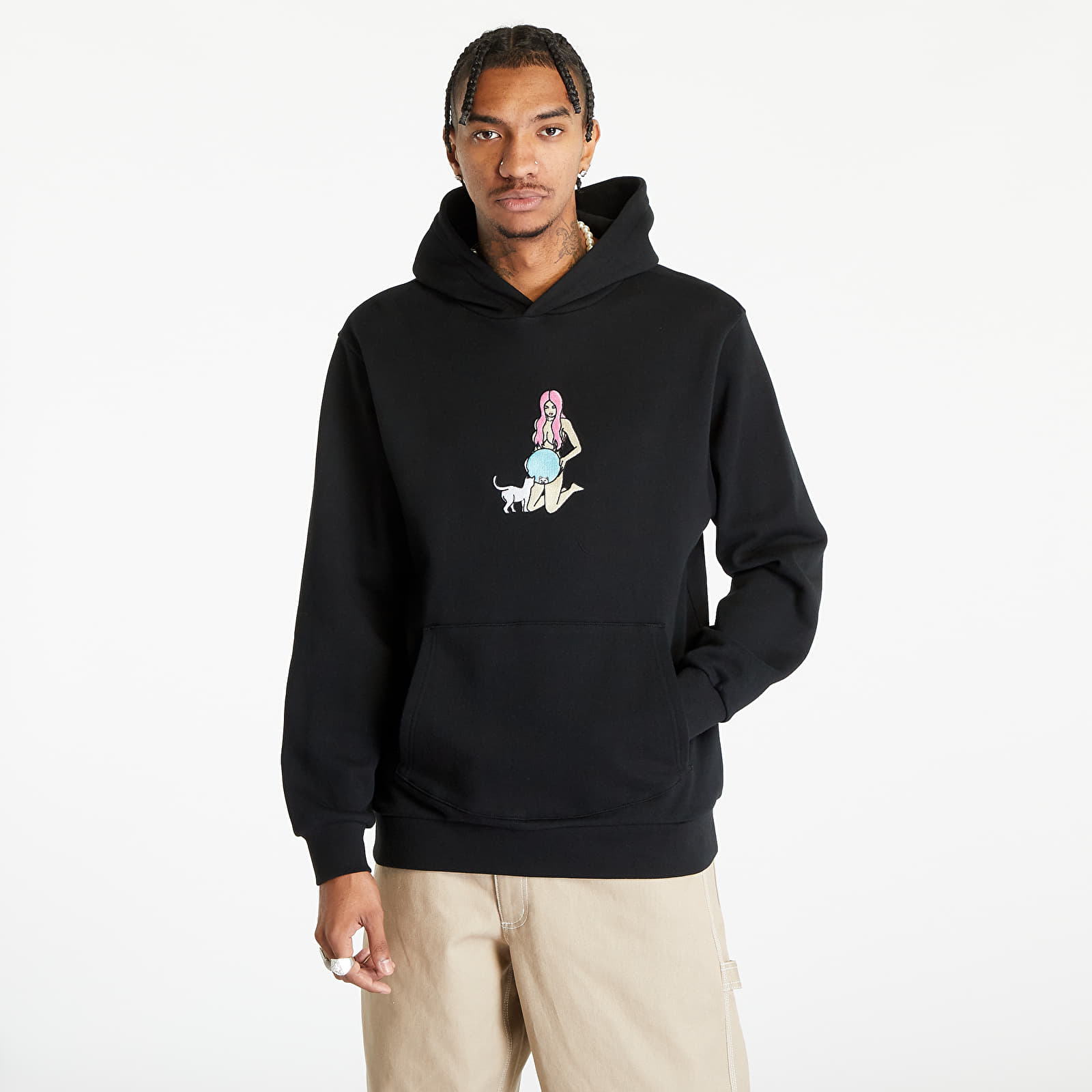 Hoodies and sweatshirts RIPNDIP Mirror Mirror Hoodie Black