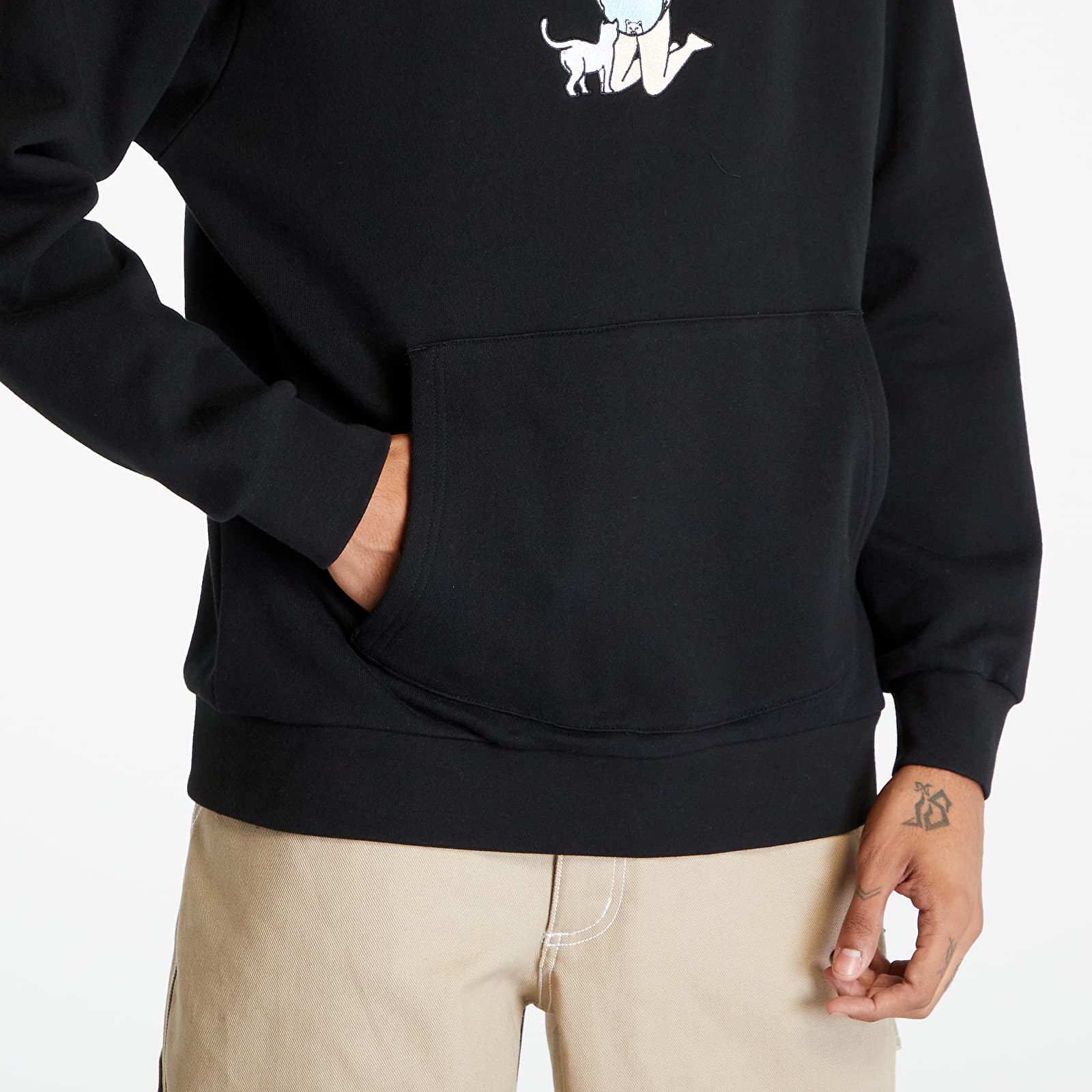 Hoodies and sweatshirts RIPNDIP Mirror Mirror Hoodie Black