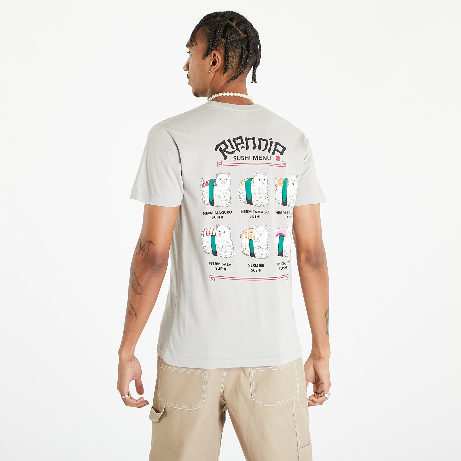 T-shirts  RIPNDIP Sushi Nerm Tee Grey