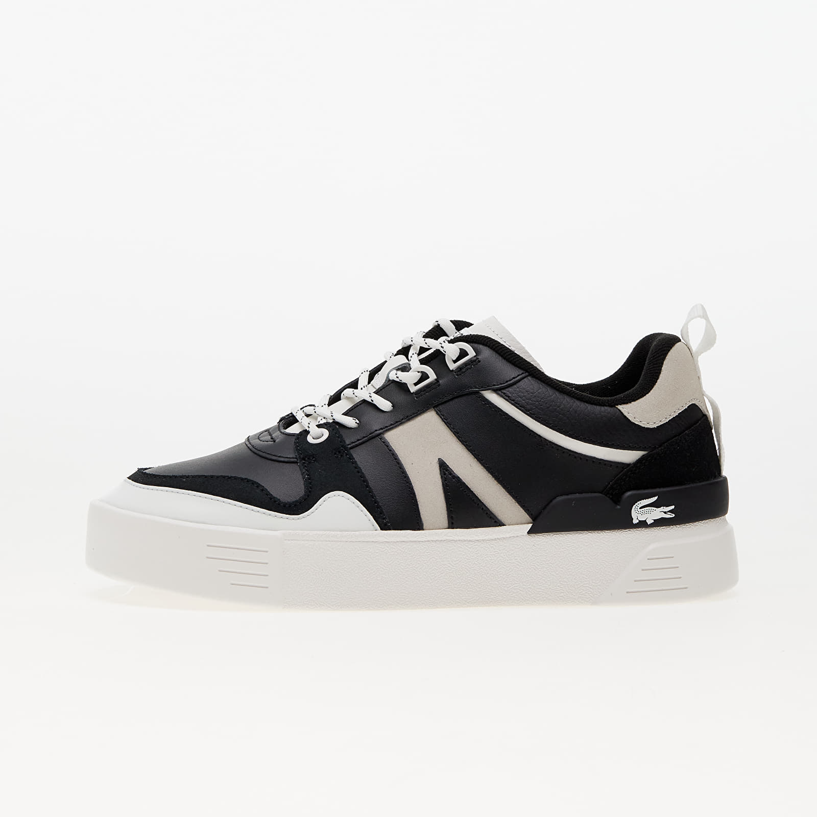 Women's sneakers and shoes LACOSTE L002 Black/ White