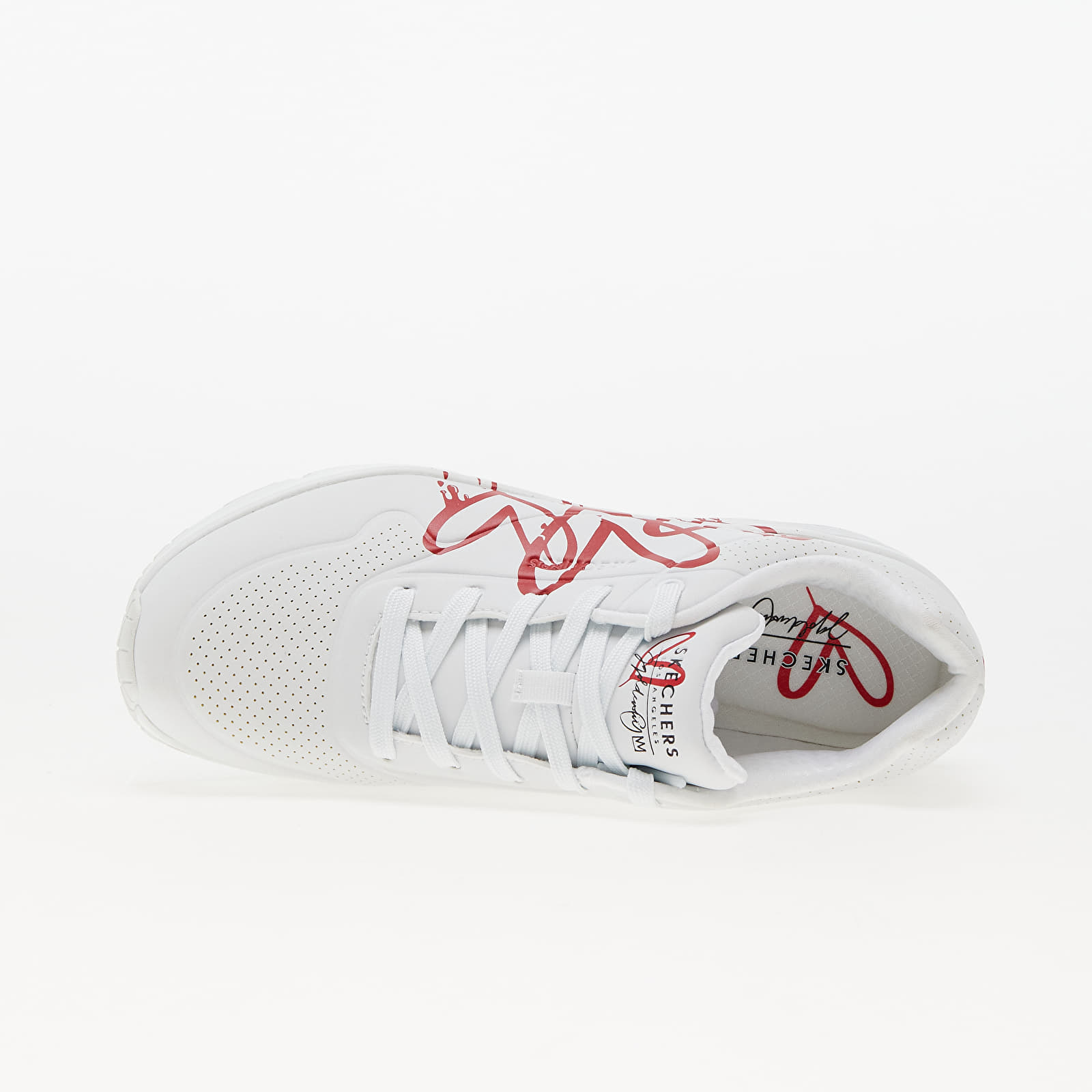 Skechers red tennis shoes deals
