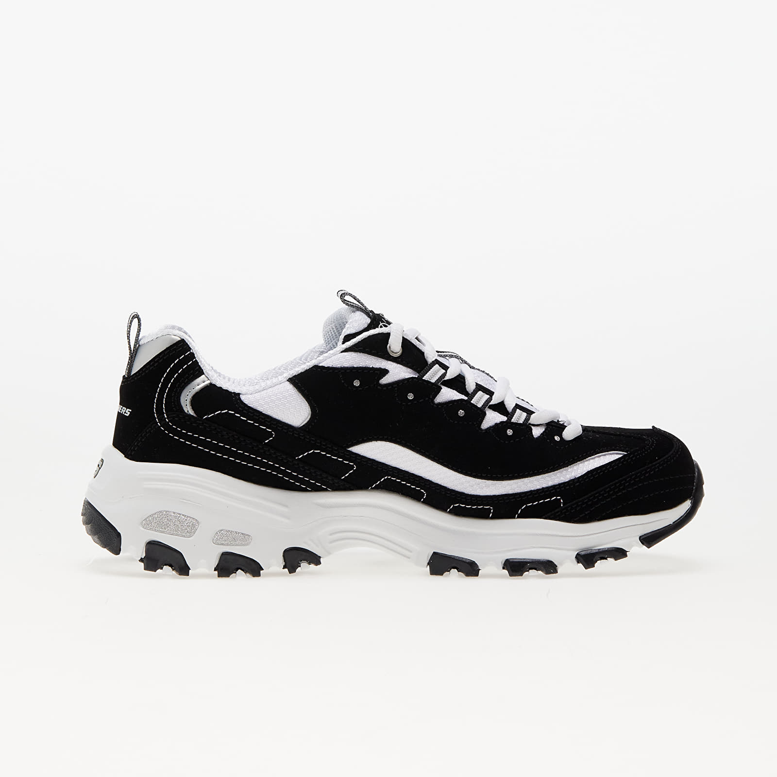 Sneakers og sko til kvinder Skechers D'Lites Black/ White