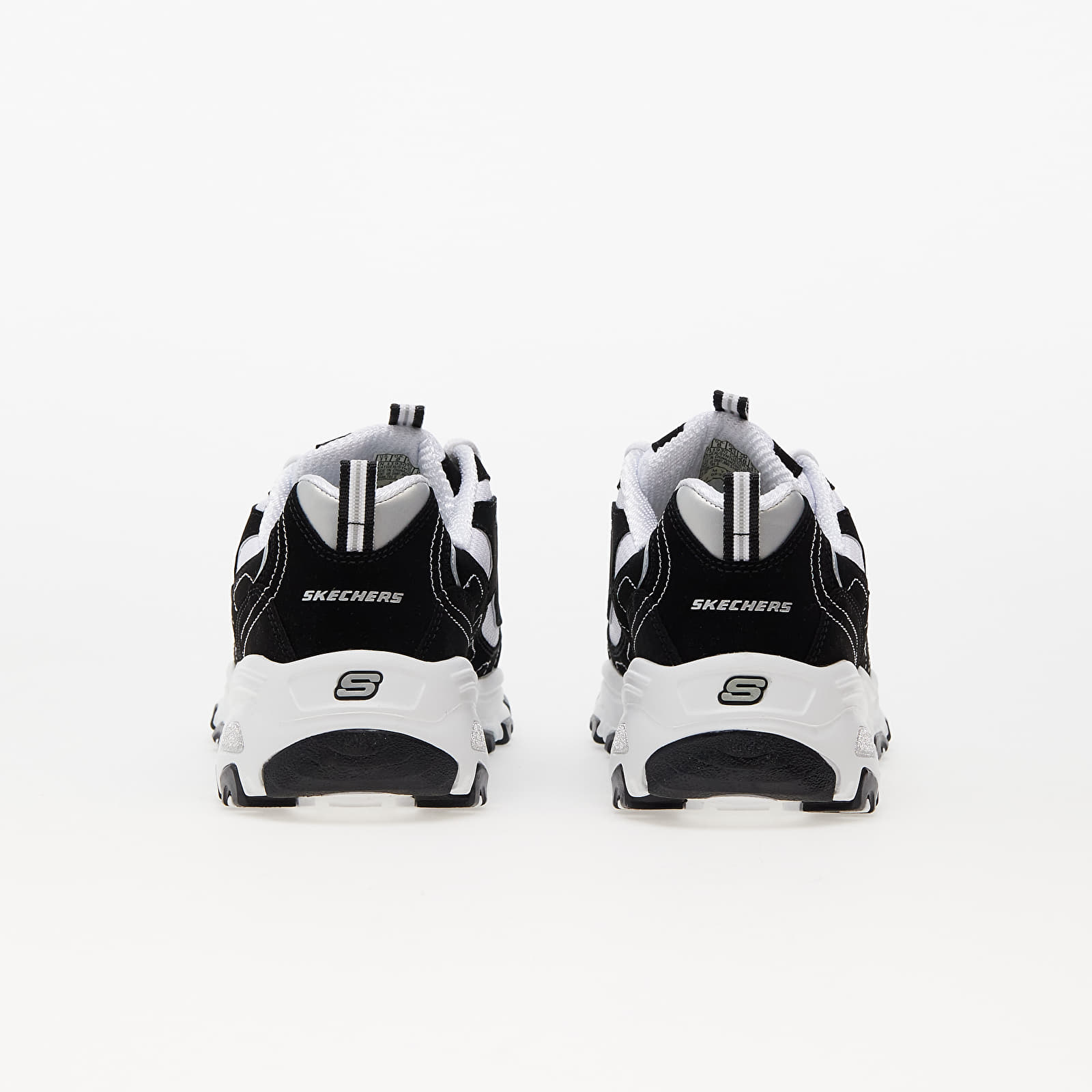 Sneakers og sko til kvinder Skechers D'Lites Black/ White