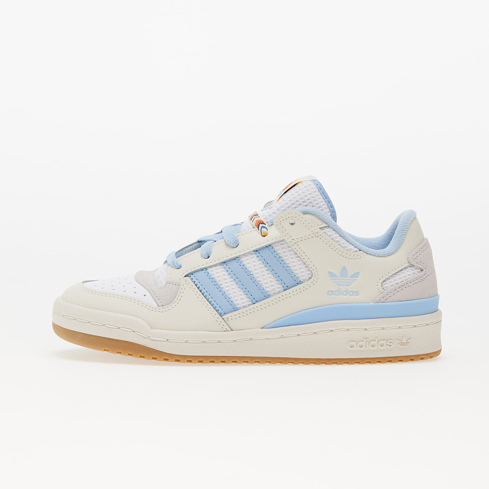 Zapatillas mujer adidas Originals Forum Low Cl W Core White/ Clear Sky/ Ftw White