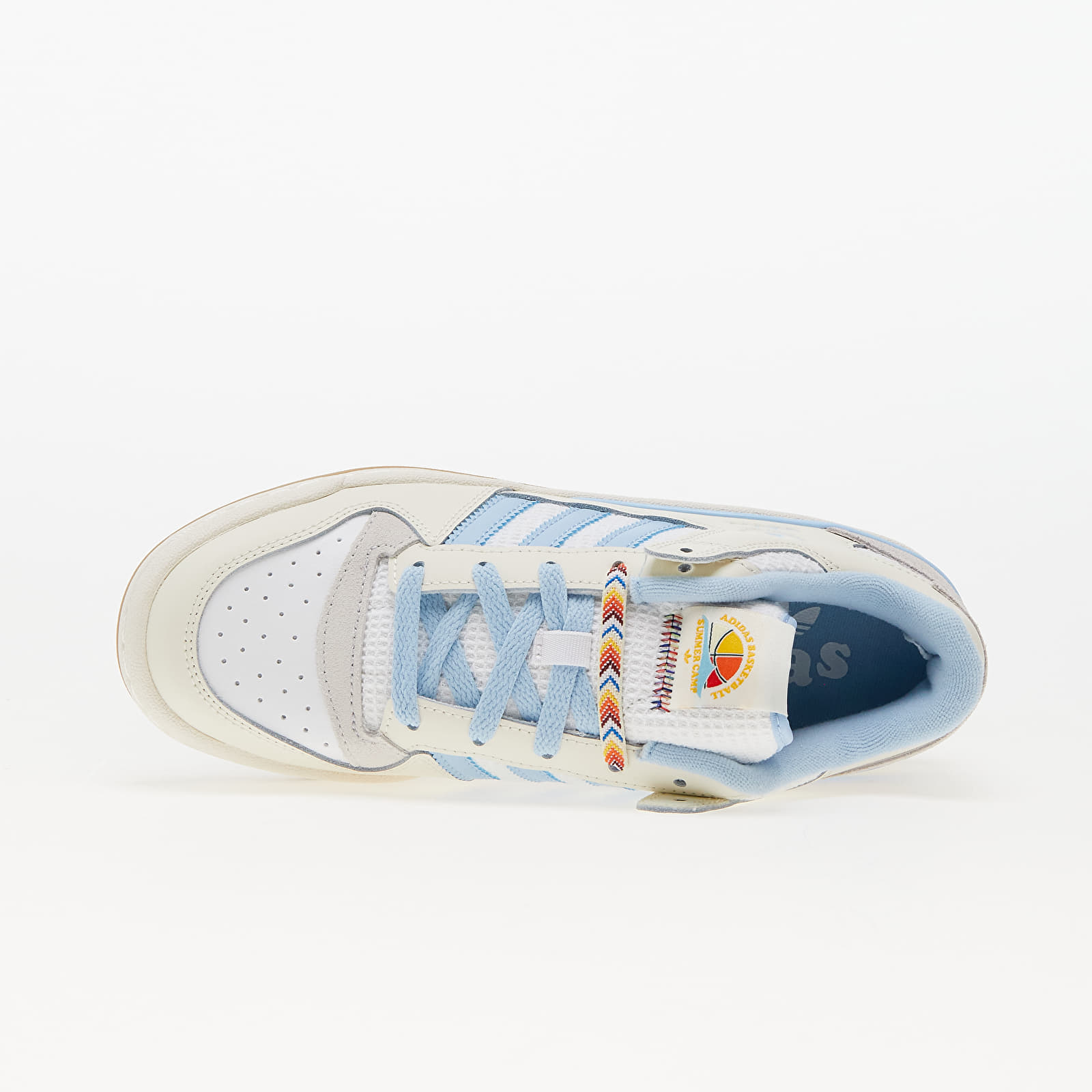 Zapatillas mujer adidas Originals Forum Low Cl W Core White/ Clear Sky/ Ftw White