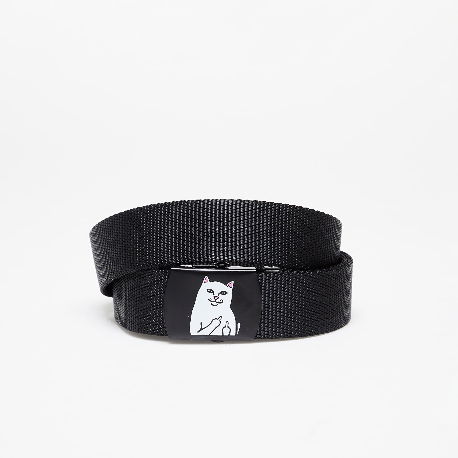 Women's belts RIPNDIP Lord Nermal Web Belt Black